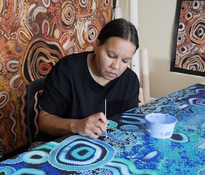 Shop Indigenous art by Kelly Taylor wall art prints with Olive et Oriel. Buy wall art prints & extra large wall art or canvas prints for your home. We offer professional art prints and framing services. With fast, free shipping across Australia