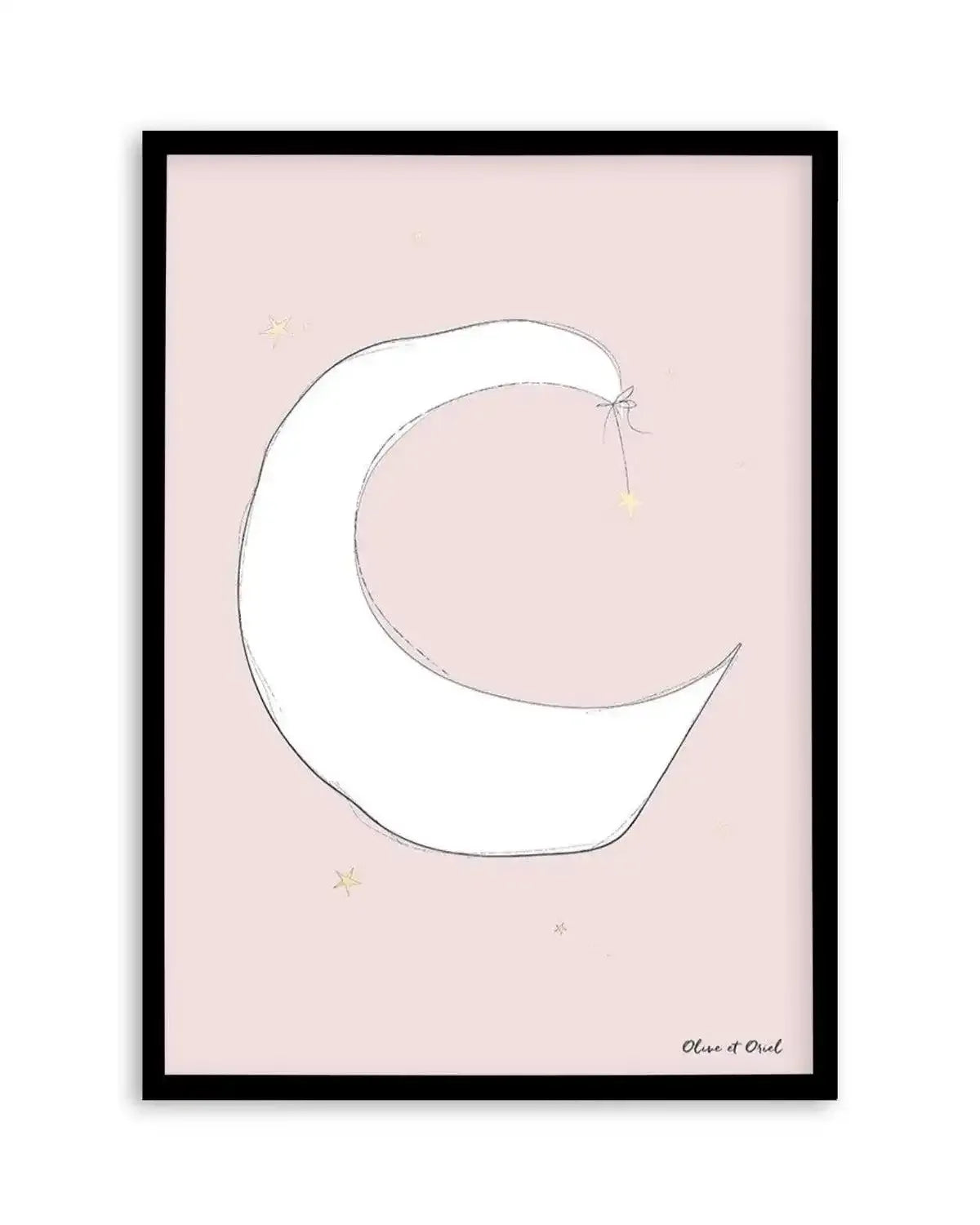 By Moonlight | 5 Colour Options Art Print from Olive et Oriel where you can shop wallpaper and artworks online
