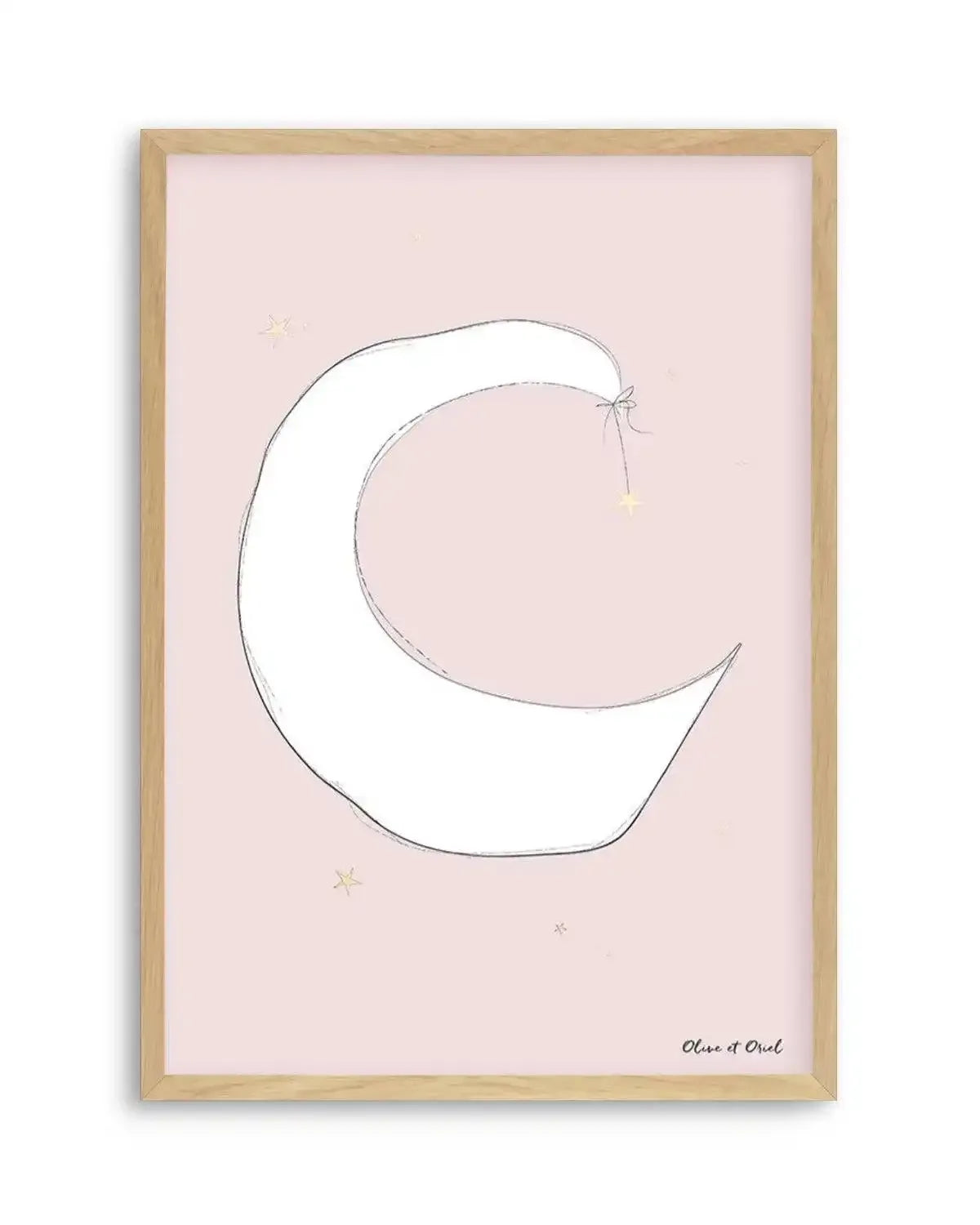 By Moonlight | 5 Colour Options Art Print from Olive et Oriel where you can shop wallpaper and artworks online