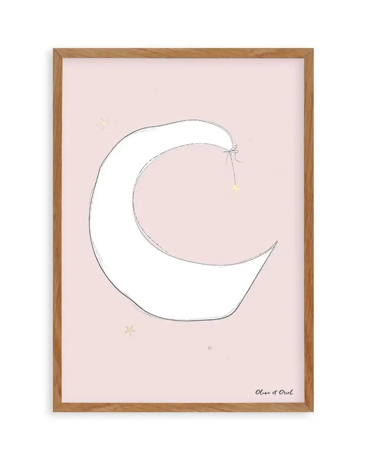 By Moonlight | 5 Colour Options Art Print from Olive et Oriel where you can shop wallpaper and artworks online