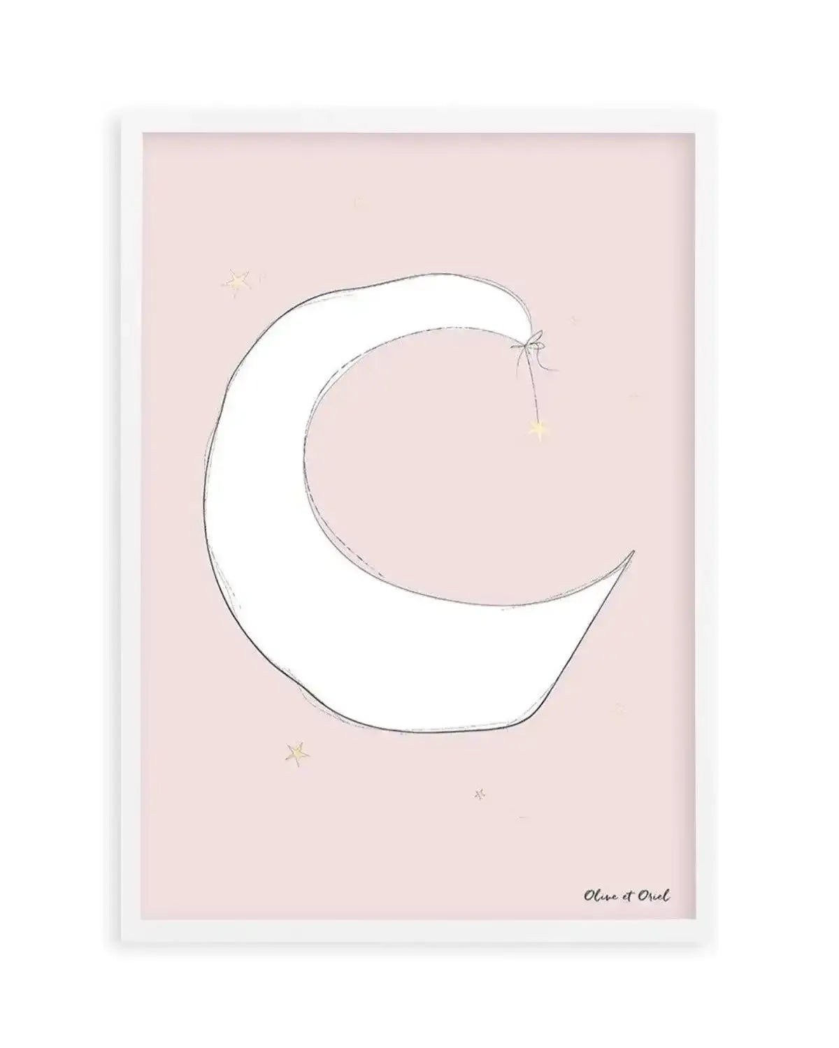 By Moonlight | 5 Colour Options Art Print from Olive et Oriel where you can shop wallpaper and artworks online