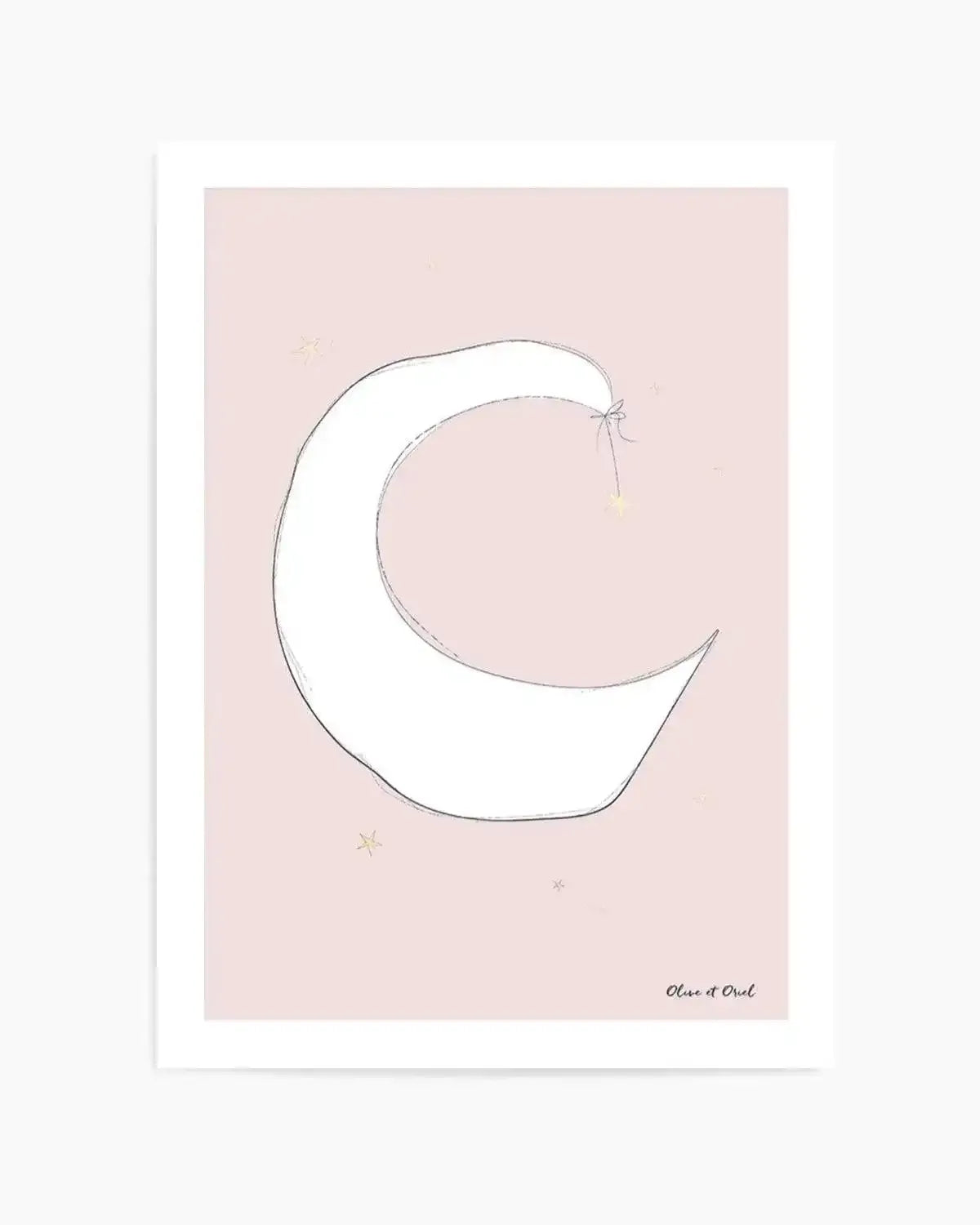 By Moonlight | 5 Colour Options Art Print from Olive et Oriel where you can shop wallpaper and artworks online