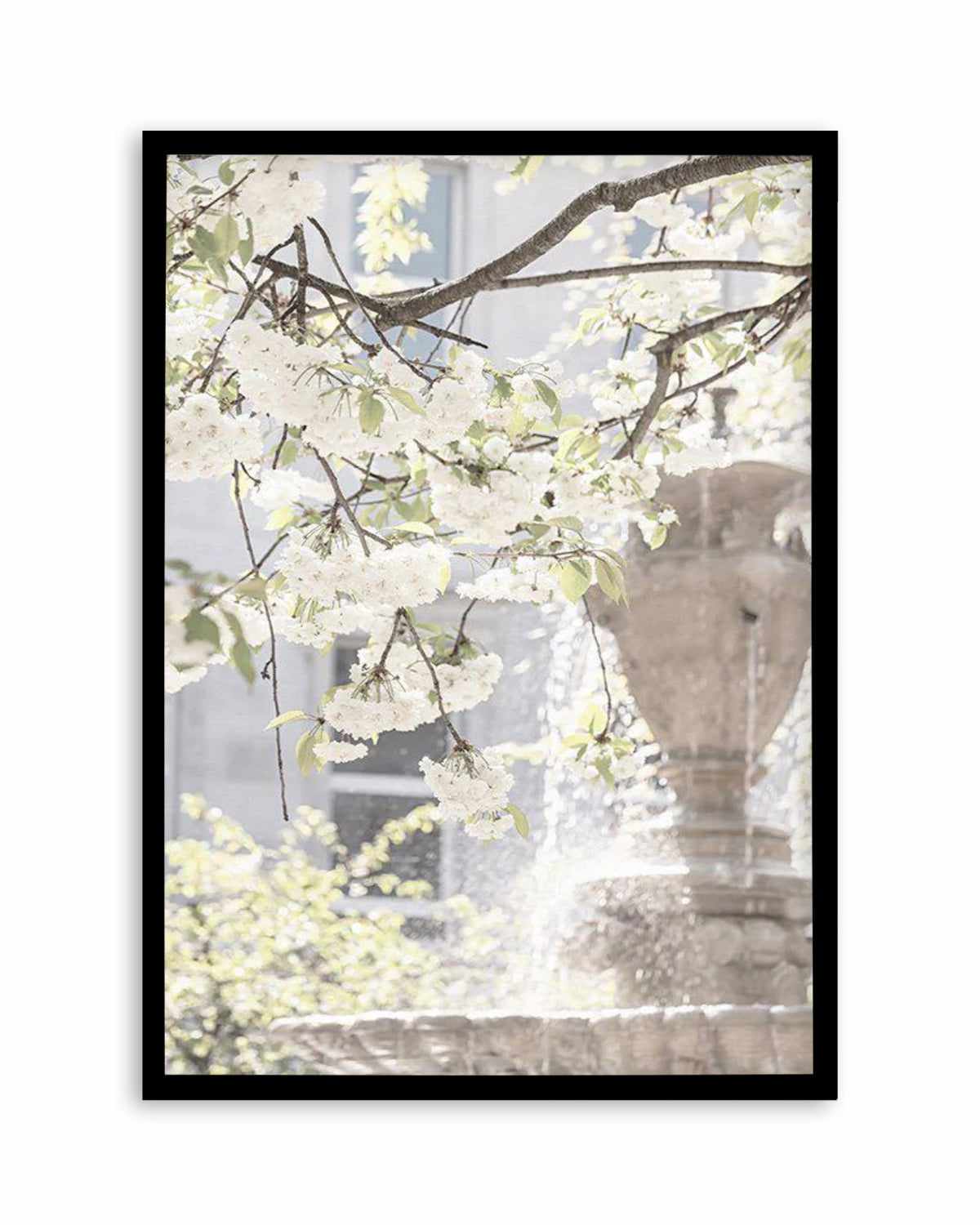 By The Fountain, London Art Print