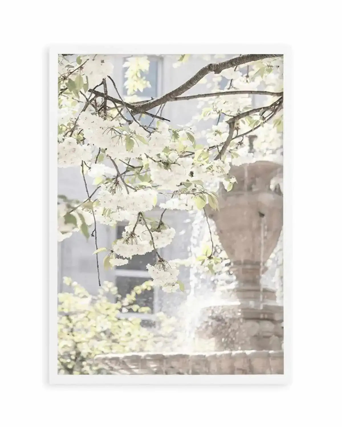 By The Fountain, London Art Print from Olive et Oriel where you can shop wallpaper and artworks online