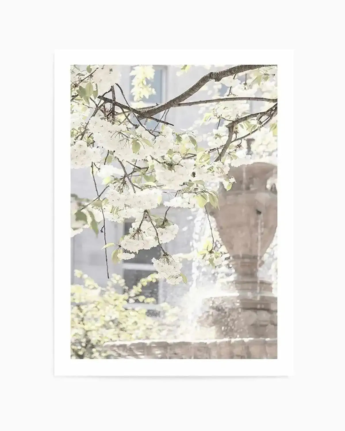 By The Fountain, London Art Print from Olive et Oriel where you can shop wallpaper and artworks online