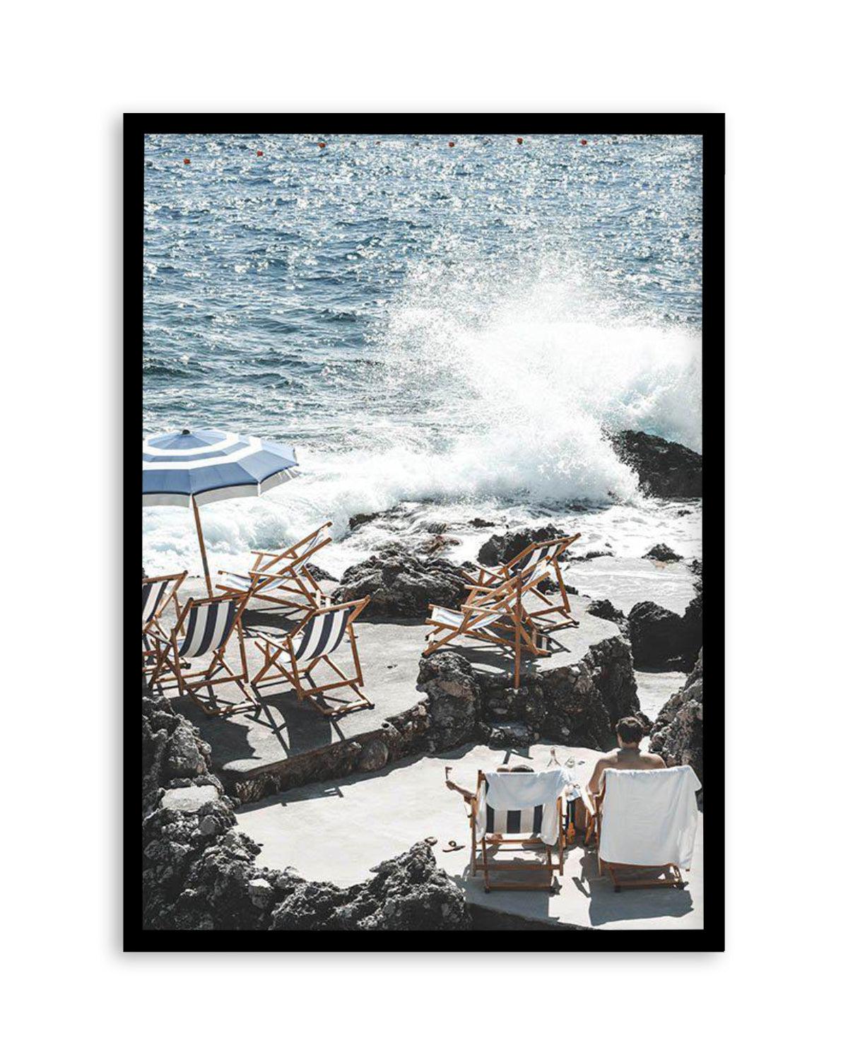 By The Sea In Capri Art Print