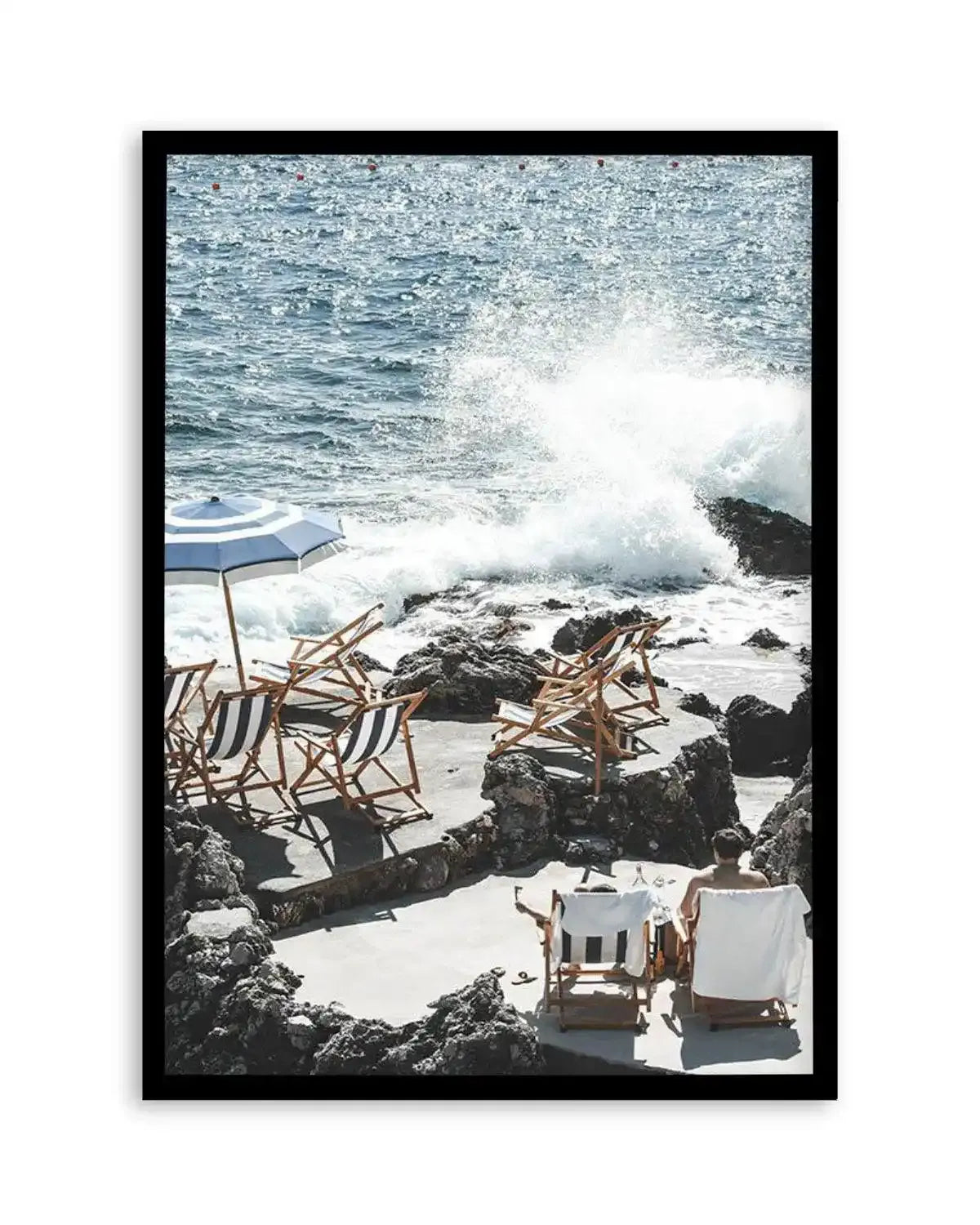 By The Sea In Capri Art Print from Olive et Oriel where you can shop wallpaper and artworks online
