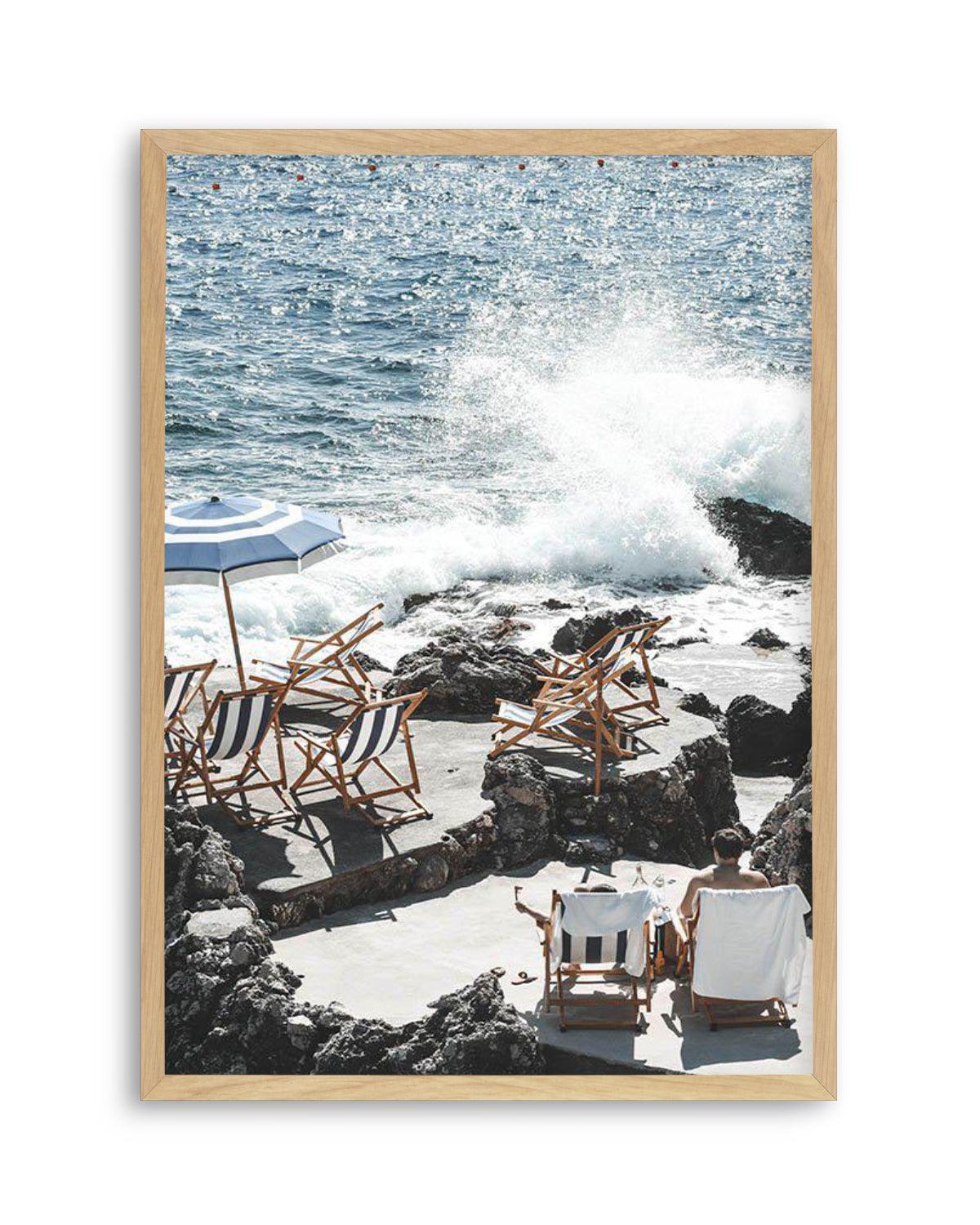 By The Sea In Capri Art Print