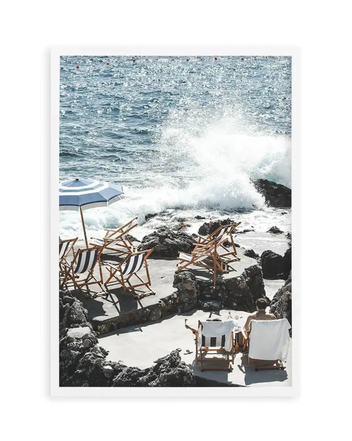 By The Sea In Capri Art Print from Olive et Oriel where you can shop wallpaper and artworks online