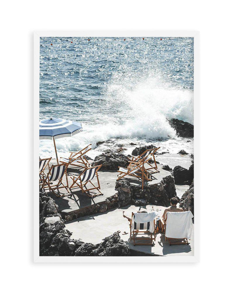 By The Sea In Capri Art Print