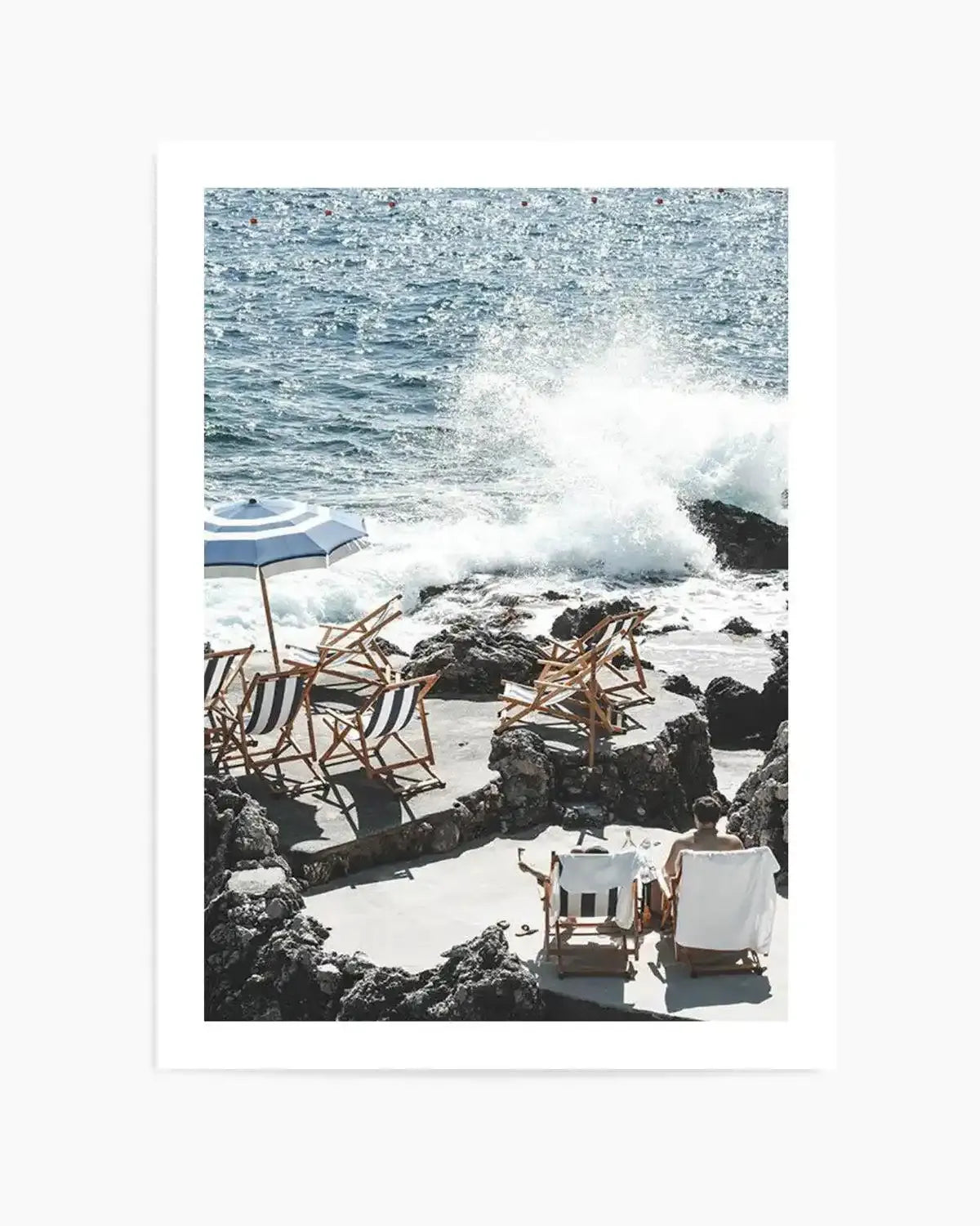 By The Sea In Capri Art Print from Olive et Oriel where you can shop wallpaper and artworks online