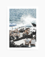 By The Sea In Capri Art Print