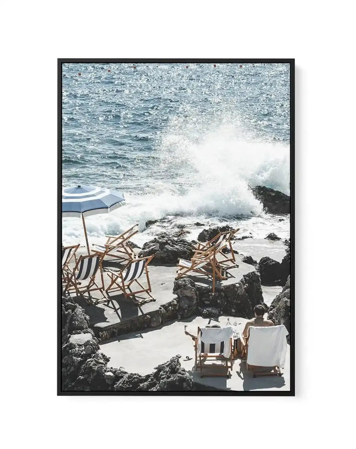 By The Sea In Capri | Framed Canvas-CANVAS-You can shop wall art online with Olive et Oriel for everything from abstract art to fun kids wall art. Our beautiful modern art prints and canvas art are available from large canvas prints to wall art paintings and our proudly Australian artwork collection offers only the highest quality framed large wall art and canvas art Australia - You can buy fashion photography prints or Hampton print posters and paintings on canvas from Olive et Oriel and have t