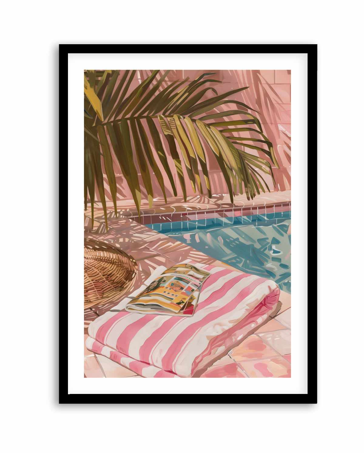 By the Pool, Malibu | Art Print