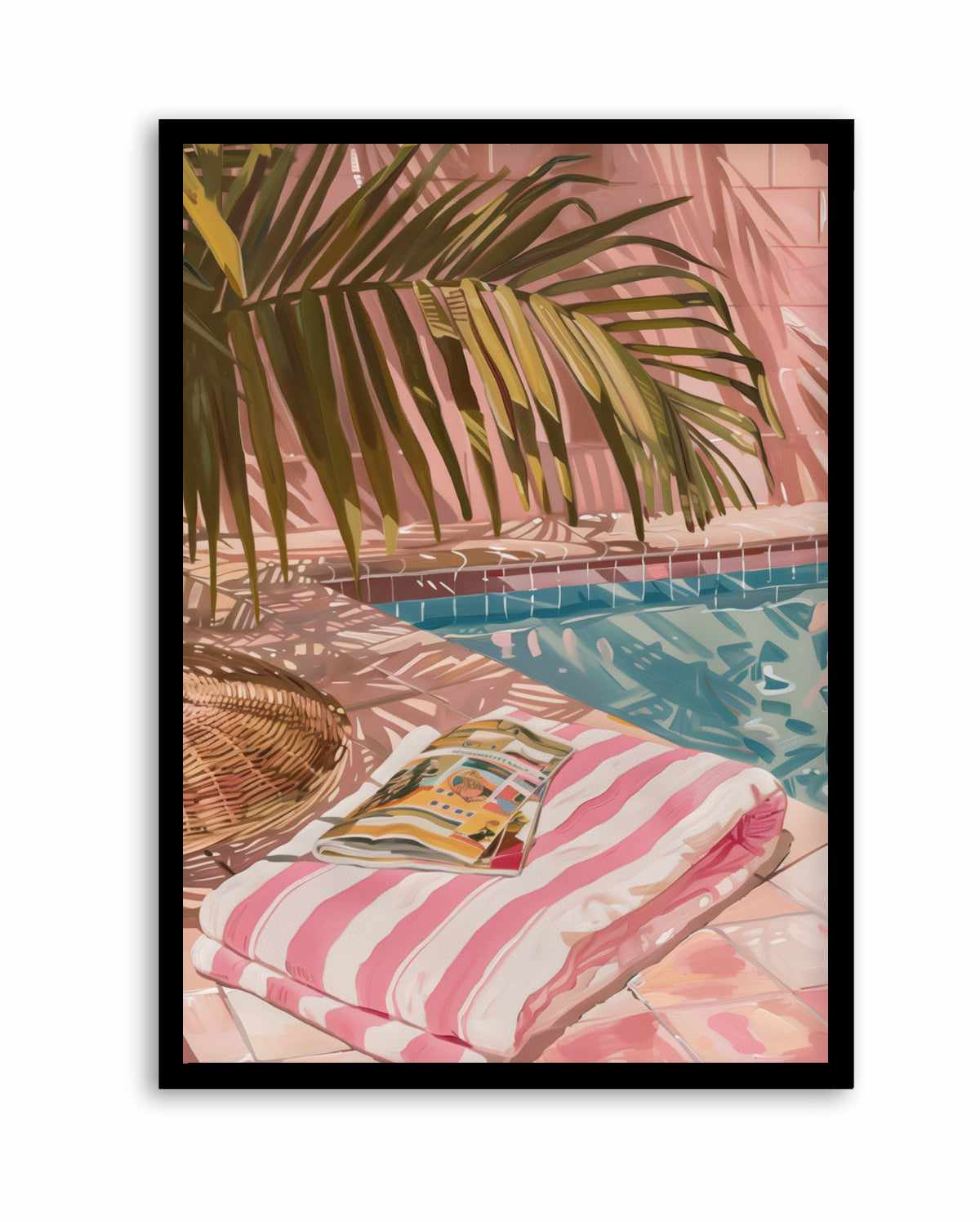 By the Pool, Malibu | Art Print