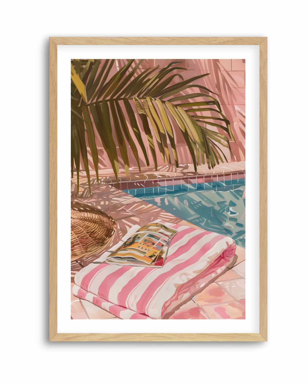 By the Pool, Malibu | Art Print