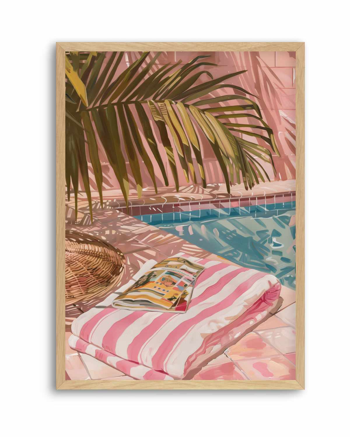 By the Pool, Malibu | Art Print