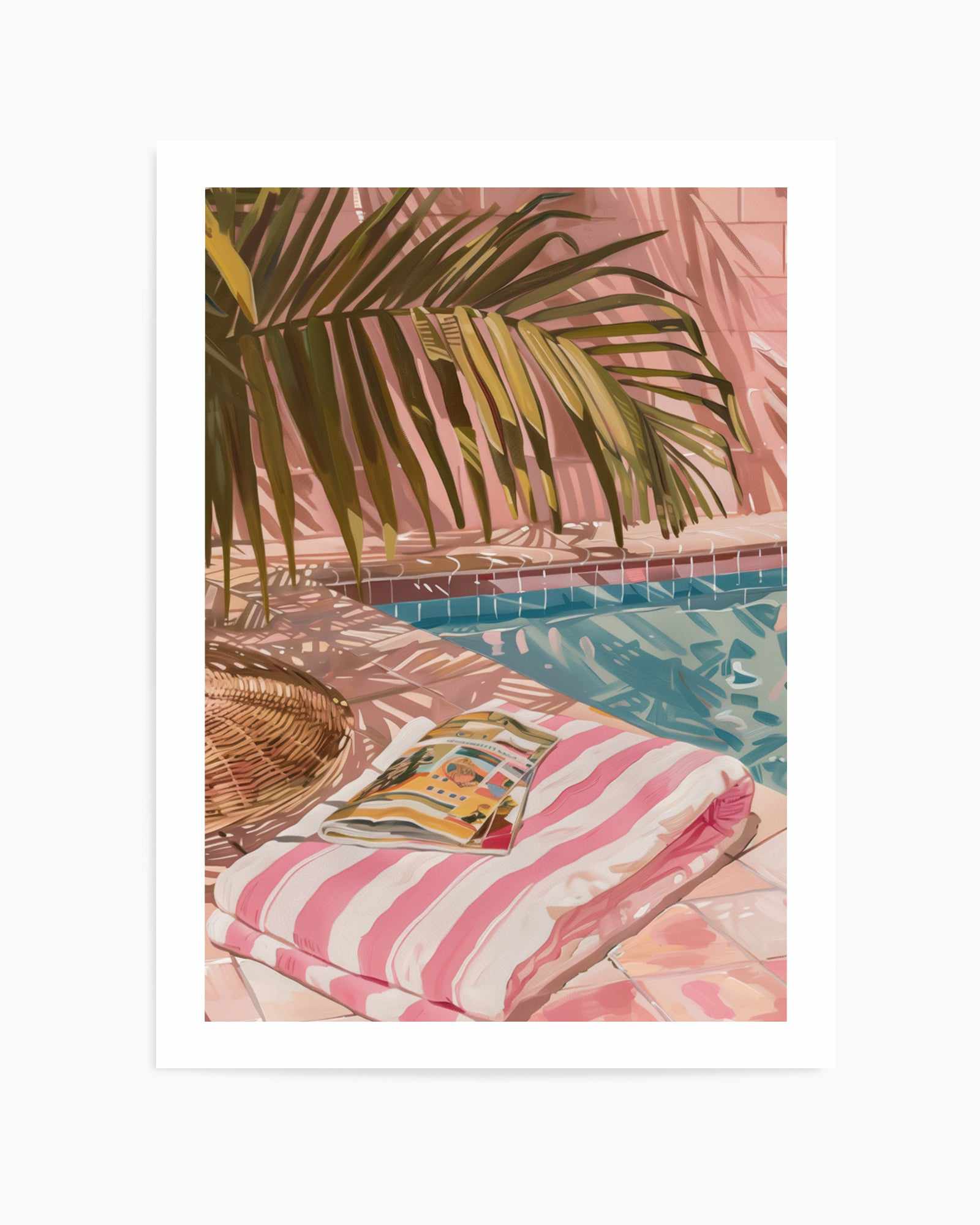 By the Pool, Malibu | Art Print