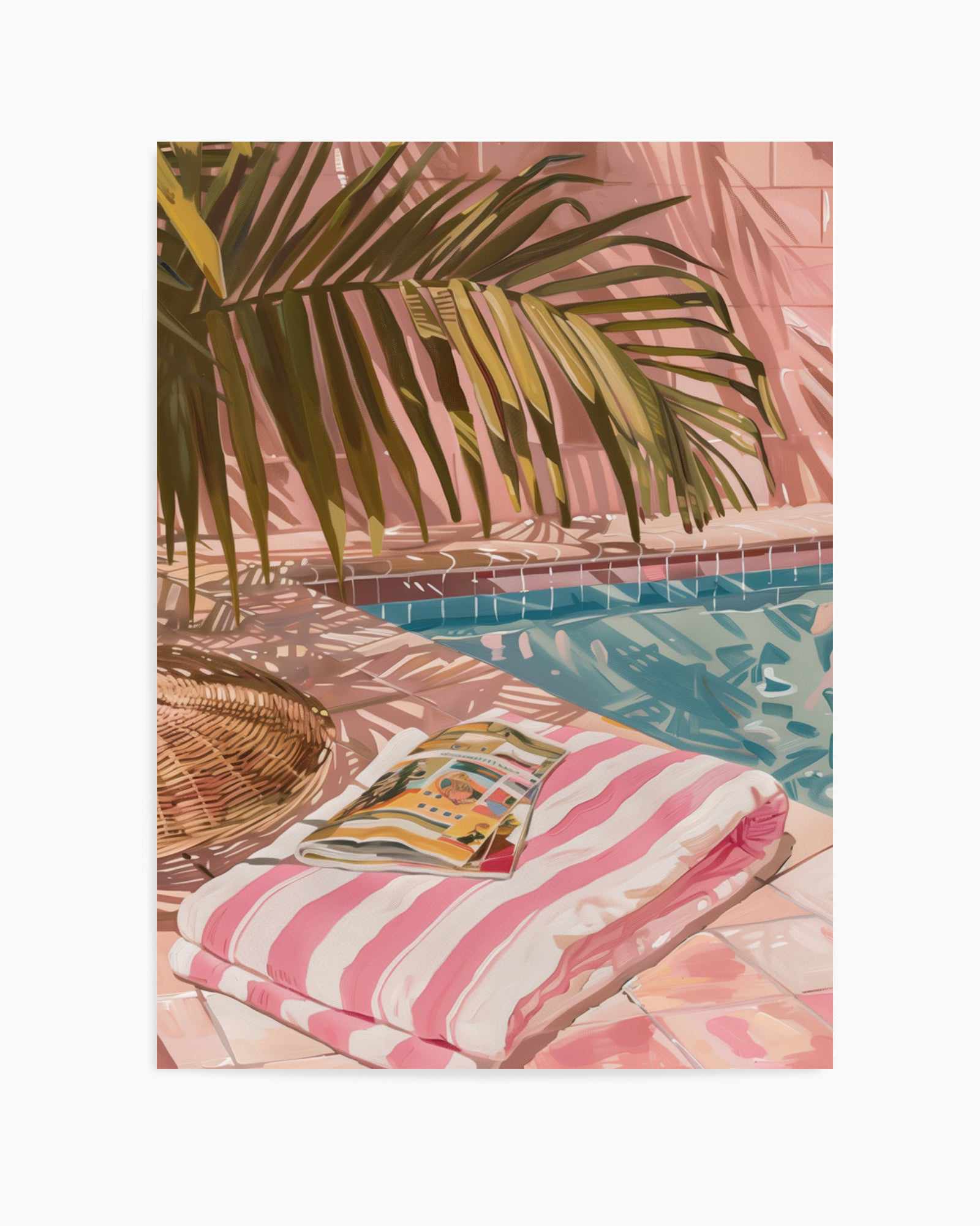 By the Pool, Malibu | Art Print