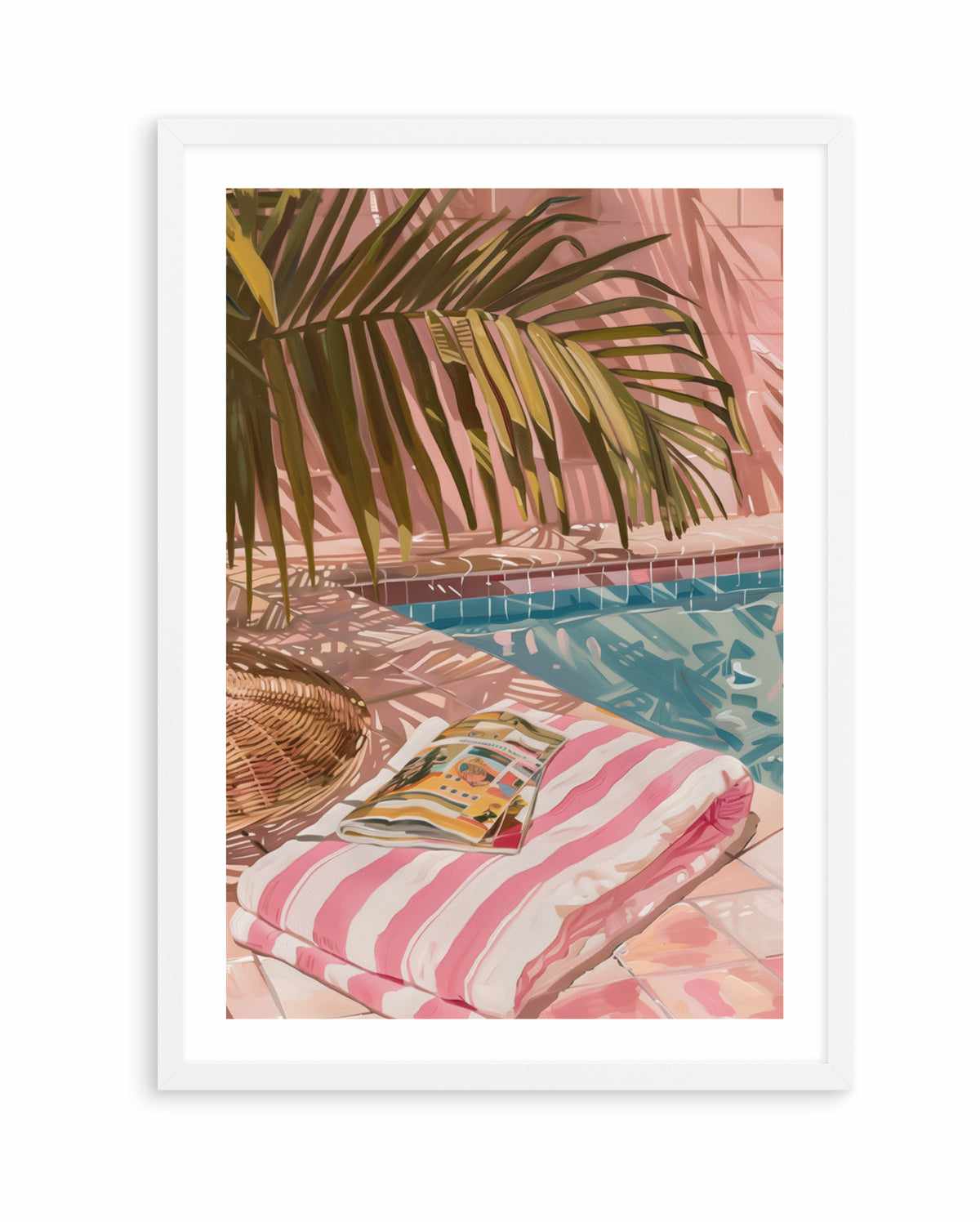 By the Pool, Malibu | Art Print