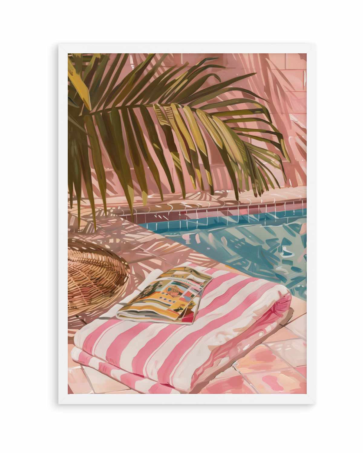 By the Pool, Malibu | Art Print