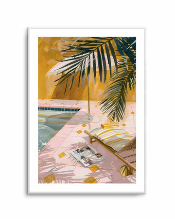 By the Pool, Marrakech | Art Print from Olive et Oriel where you can shop wallpaper and artworks online