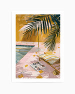 By the Pool, Marrakech | Art Print