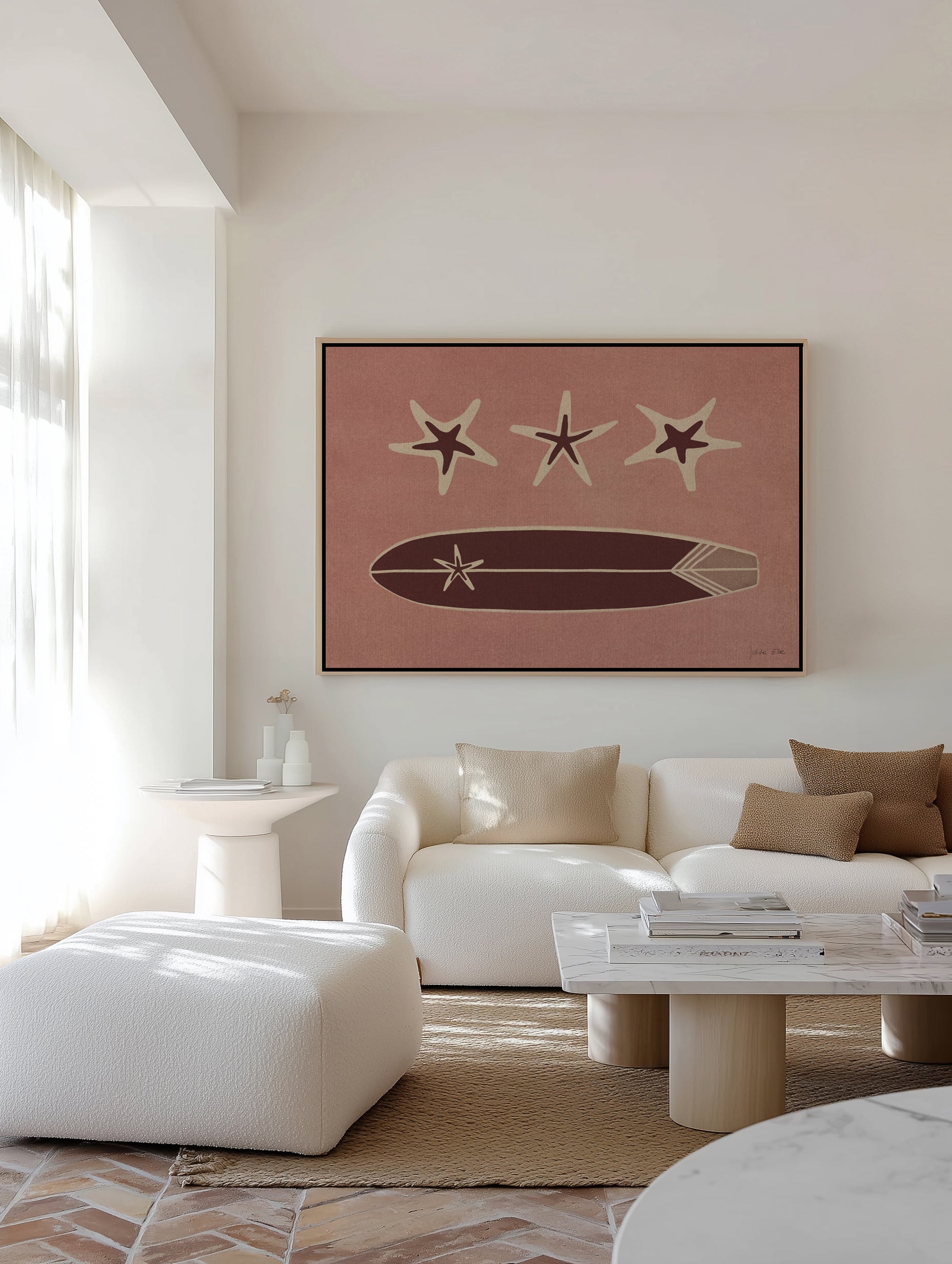 By the Sea 01 by Julita Elbe | Framed Canvas Art Print