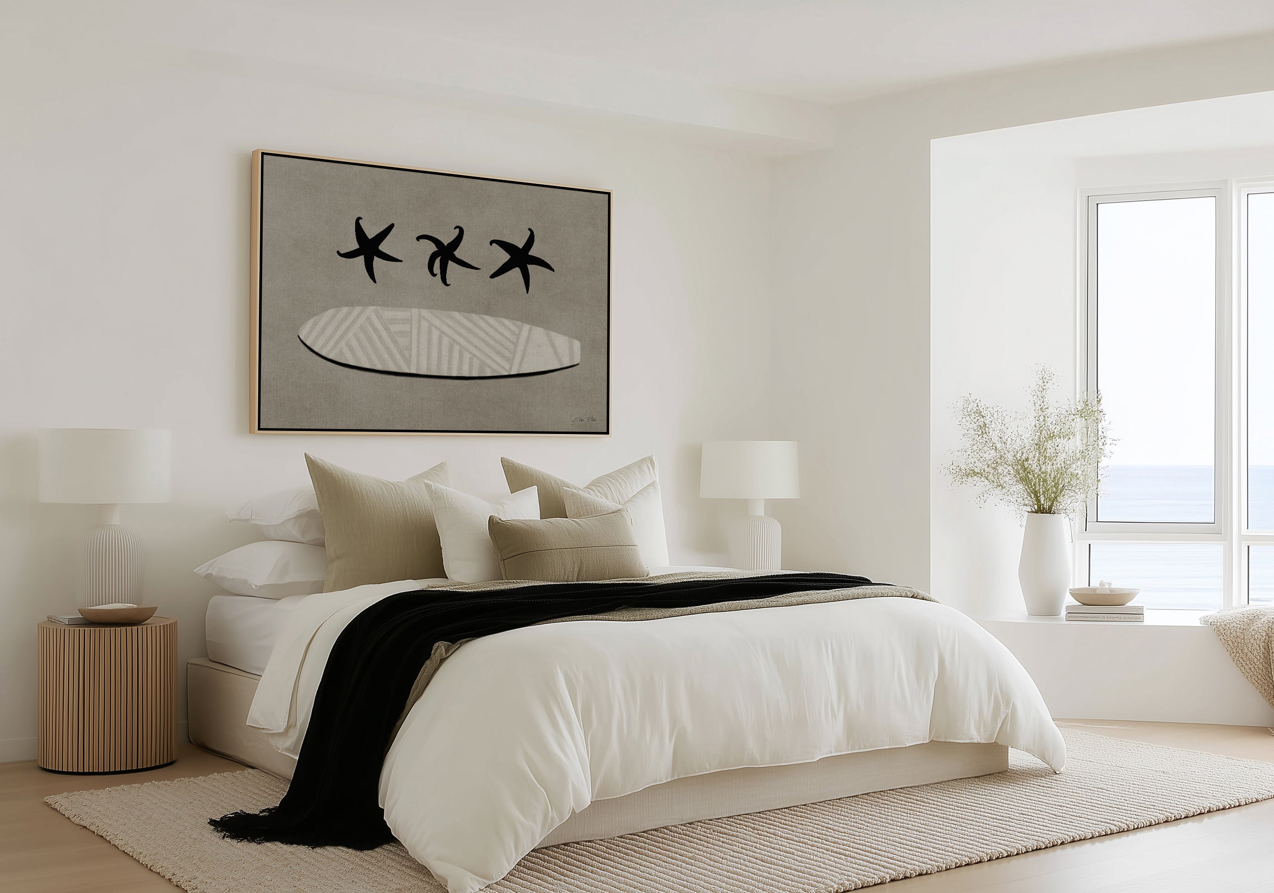 By the Sea 02 by Julita Elbe | Framed Canvas Art Print