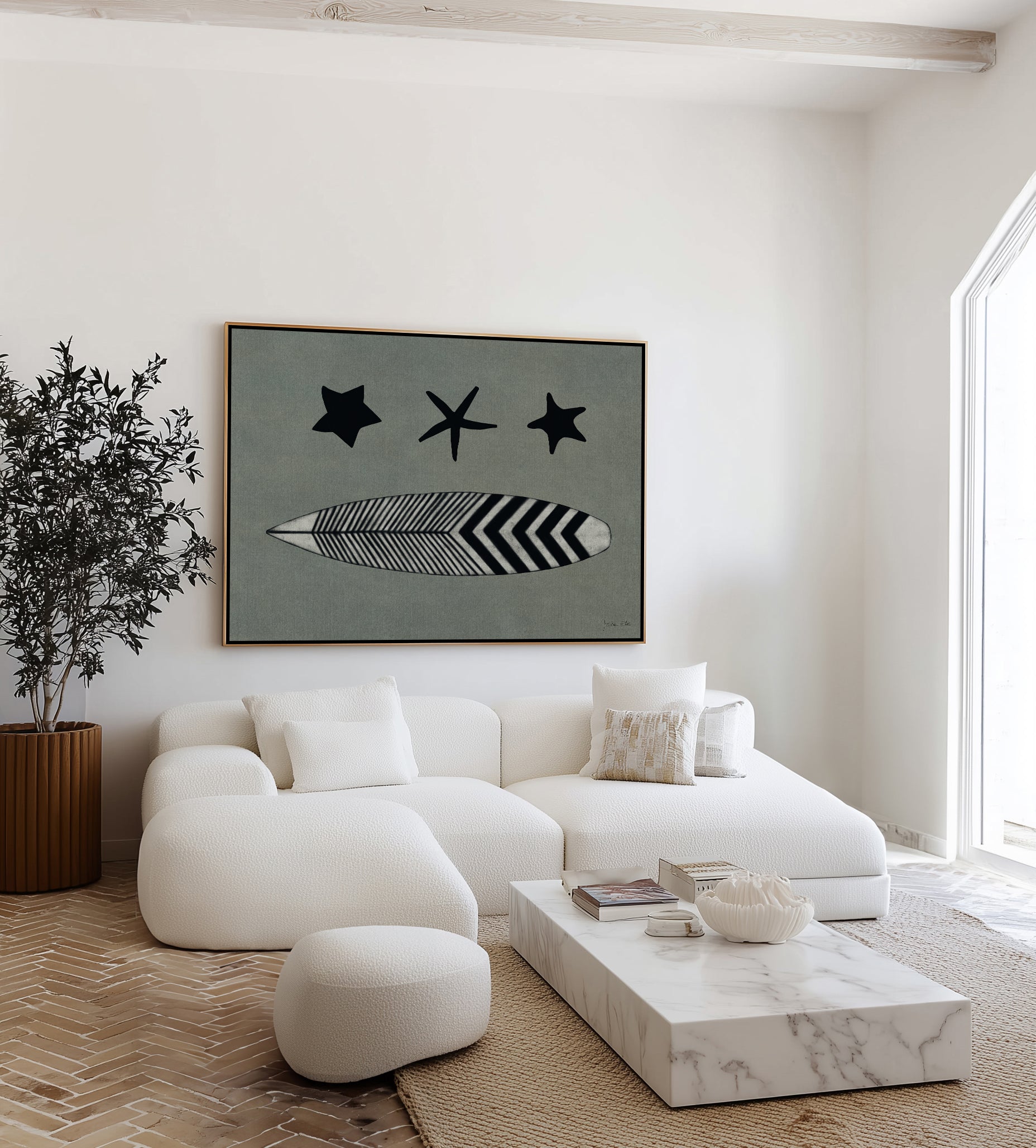 By the Sea 03 by Julita Elbe | Framed Canvas Art Print