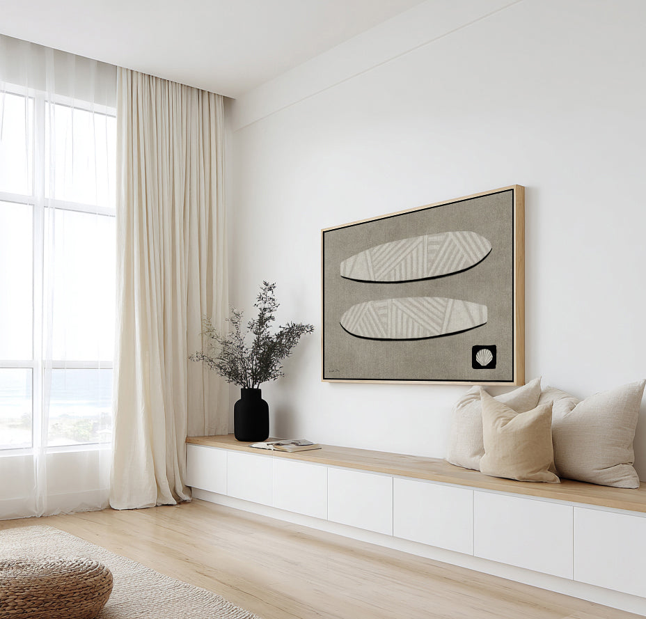 By the Sea 05 by Julita Elbe | Framed Canvas Art Print