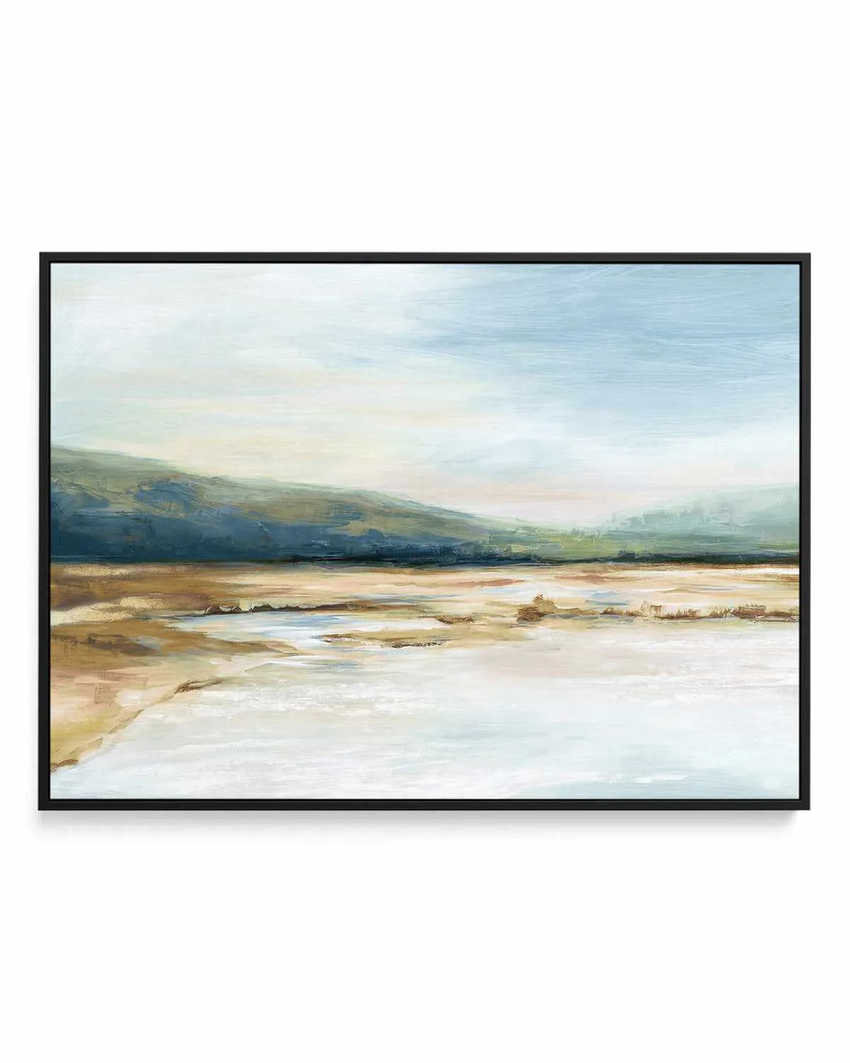 By the Water I | Framed Canvas Art Print from Olive et Oriel where you can shop wallpaper and artworks online