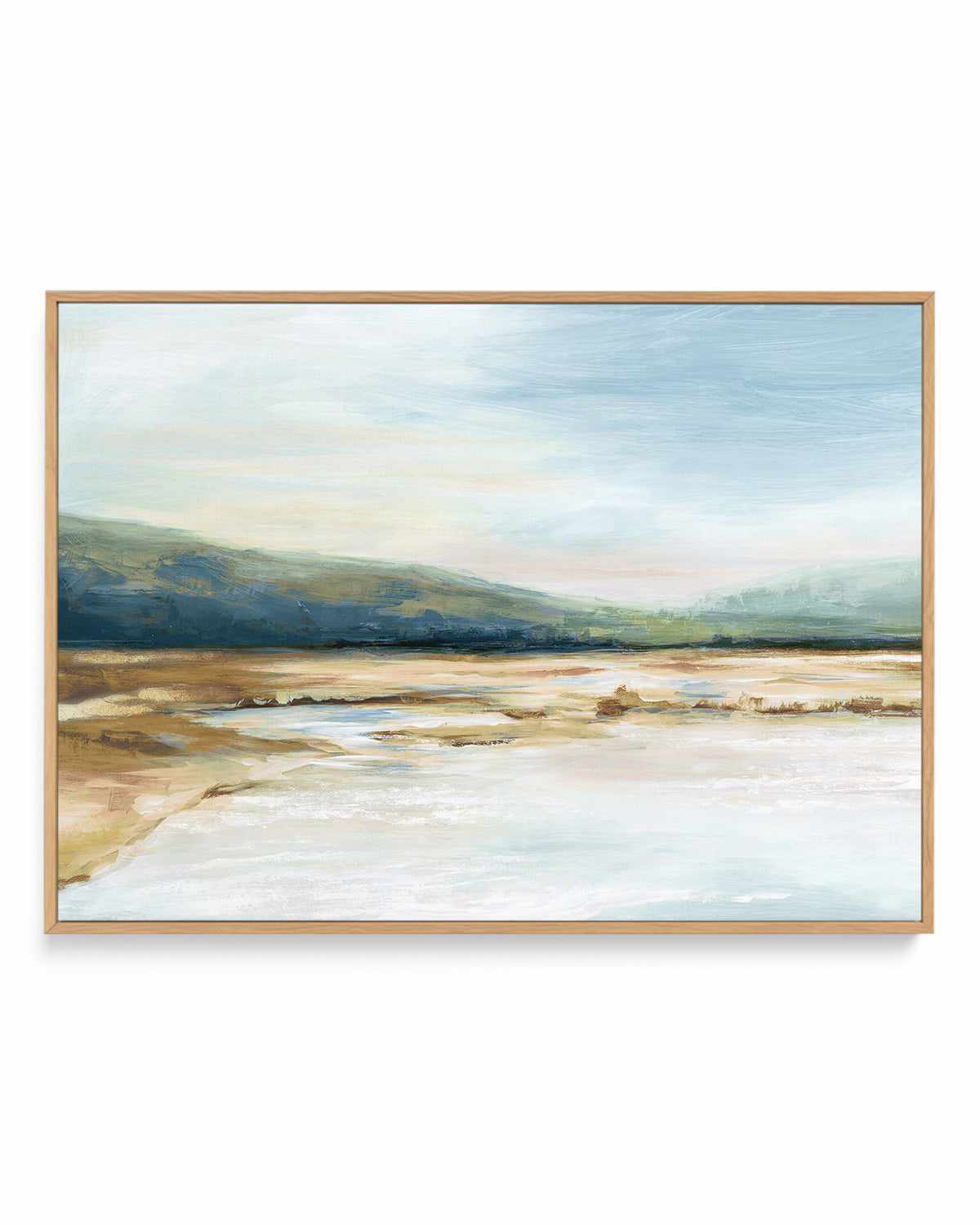 By the Water I | Framed Canvas Art Print