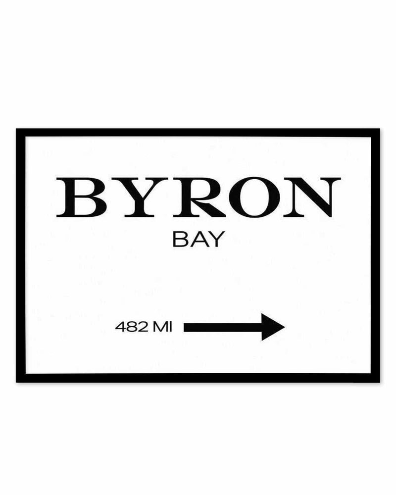 Byron Bay 482 MI Art Print
