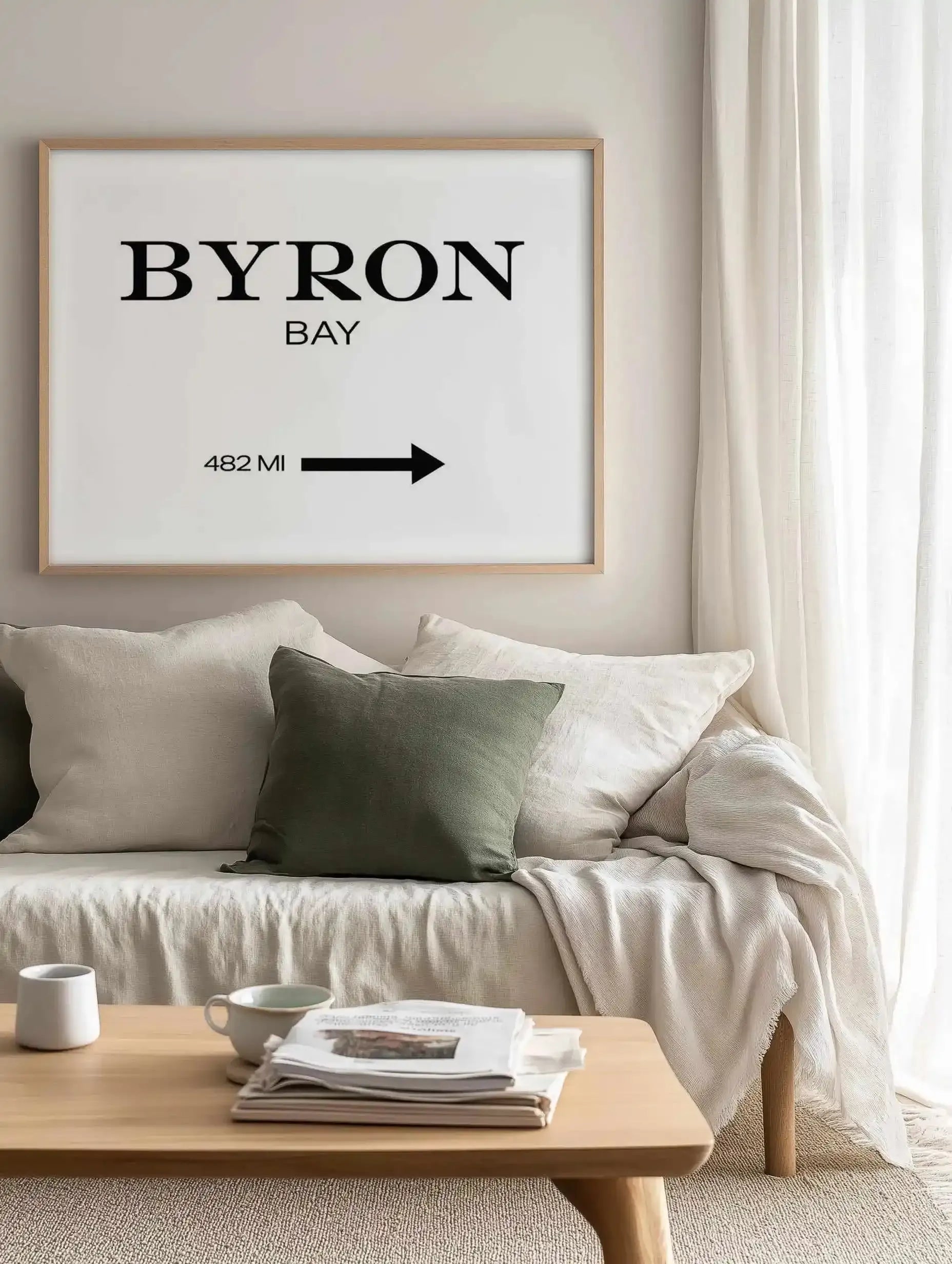 Byron Bay 482 MI Art Print from Olive et Oriel where you can shop wallpaper and artworks online