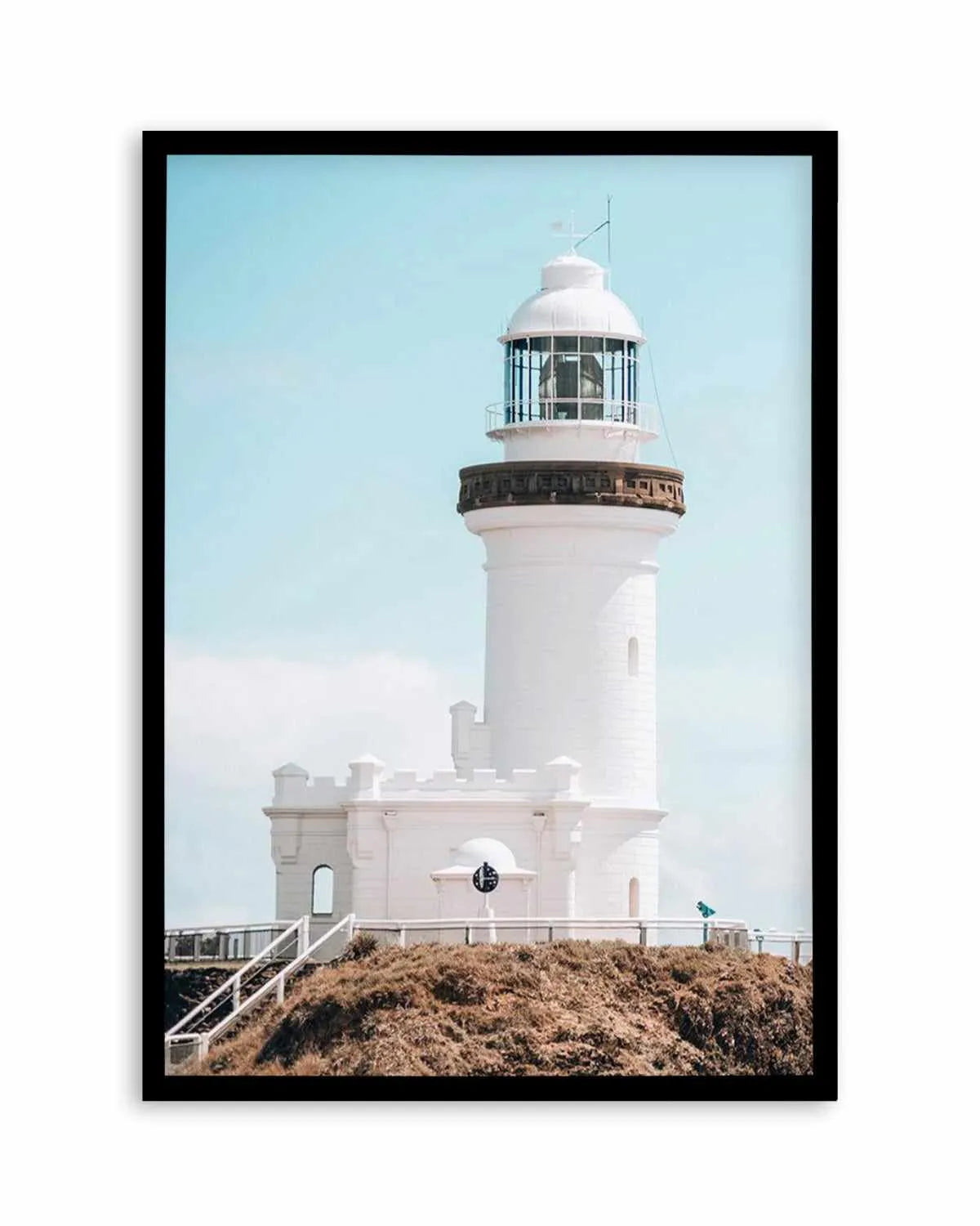 Byron Bay Lighthouse Art Print | PT from Olive et Oriel where you can shop wallpaper and artworks online