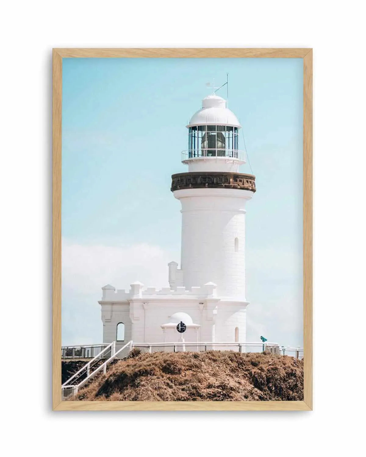 Byron Bay Lighthouse Art Print | PT from Olive et Oriel where you can shop wallpaper and artworks online