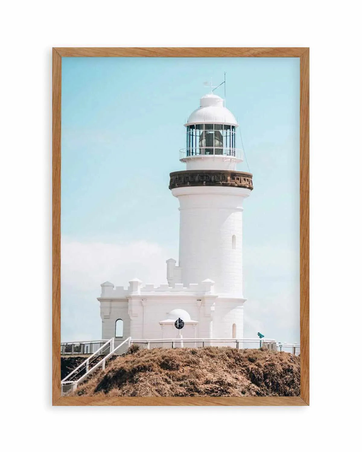Byron Bay Lighthouse Art Print | PT from Olive et Oriel where you can shop wallpaper and artworks online
