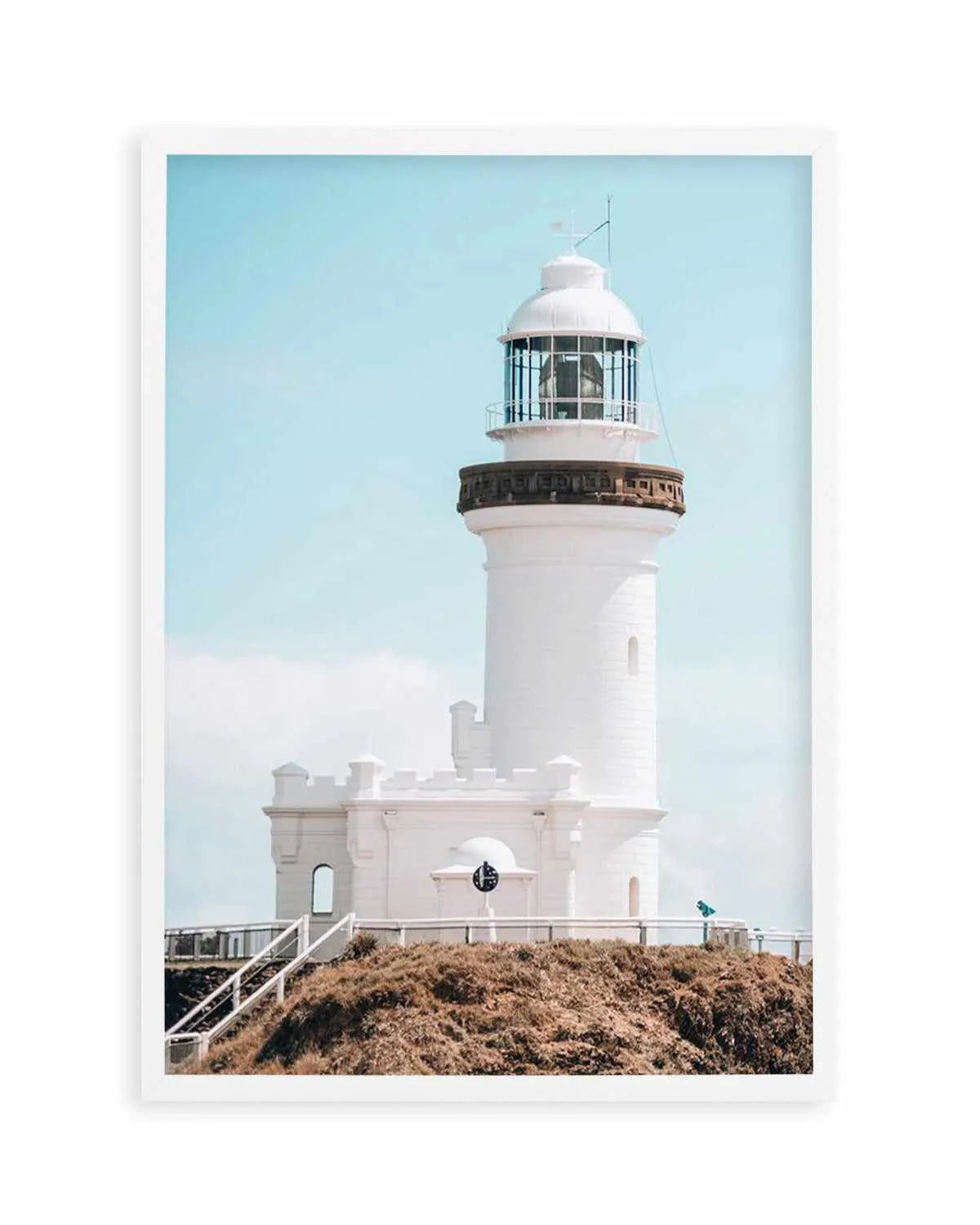 Byron Bay Lighthouse Art Print | PT from Olive et Oriel where you can shop wallpaper and artworks online