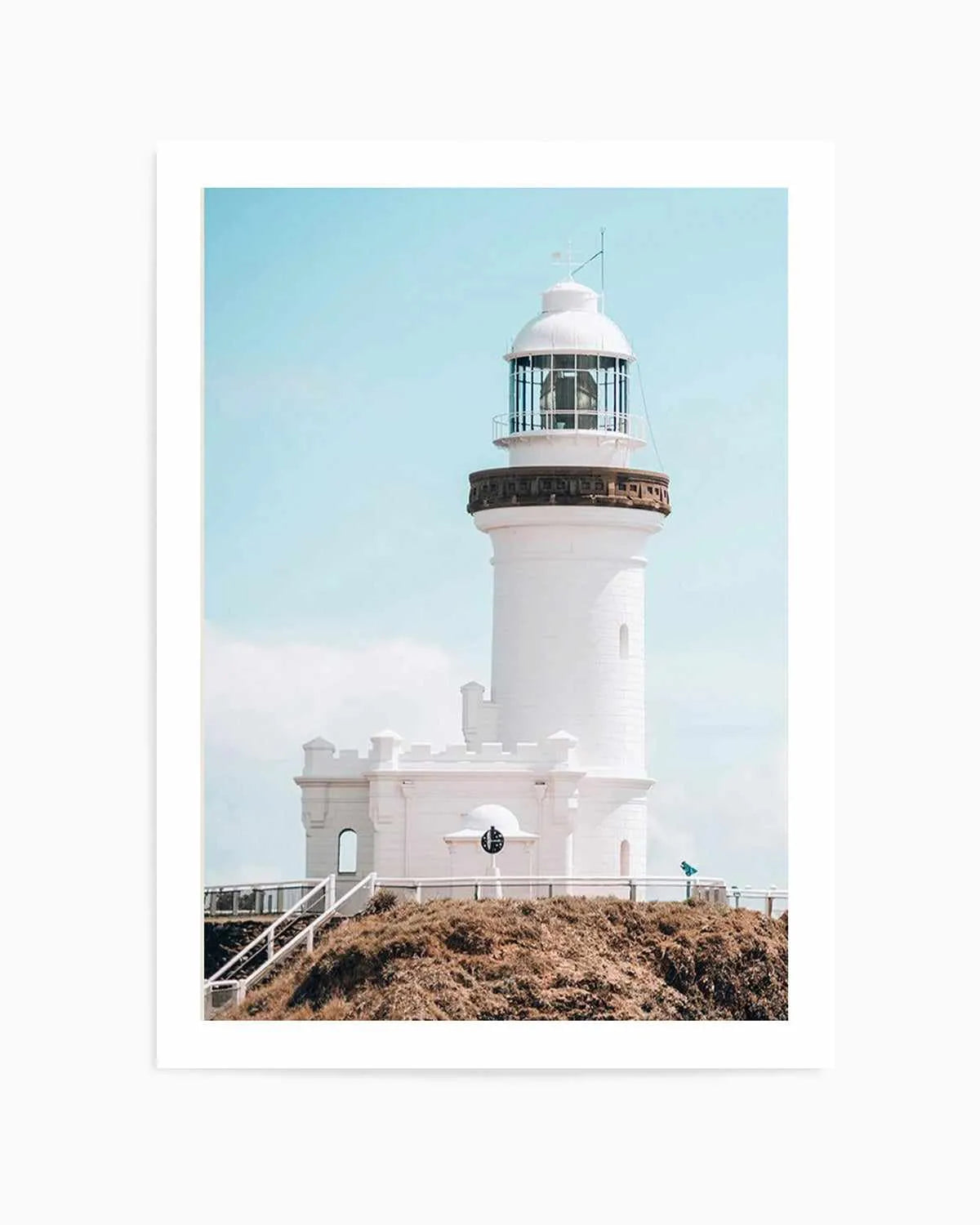 Byron Bay Lighthouse Art Print | PT from Olive et Oriel where you can shop wallpaper and artworks online