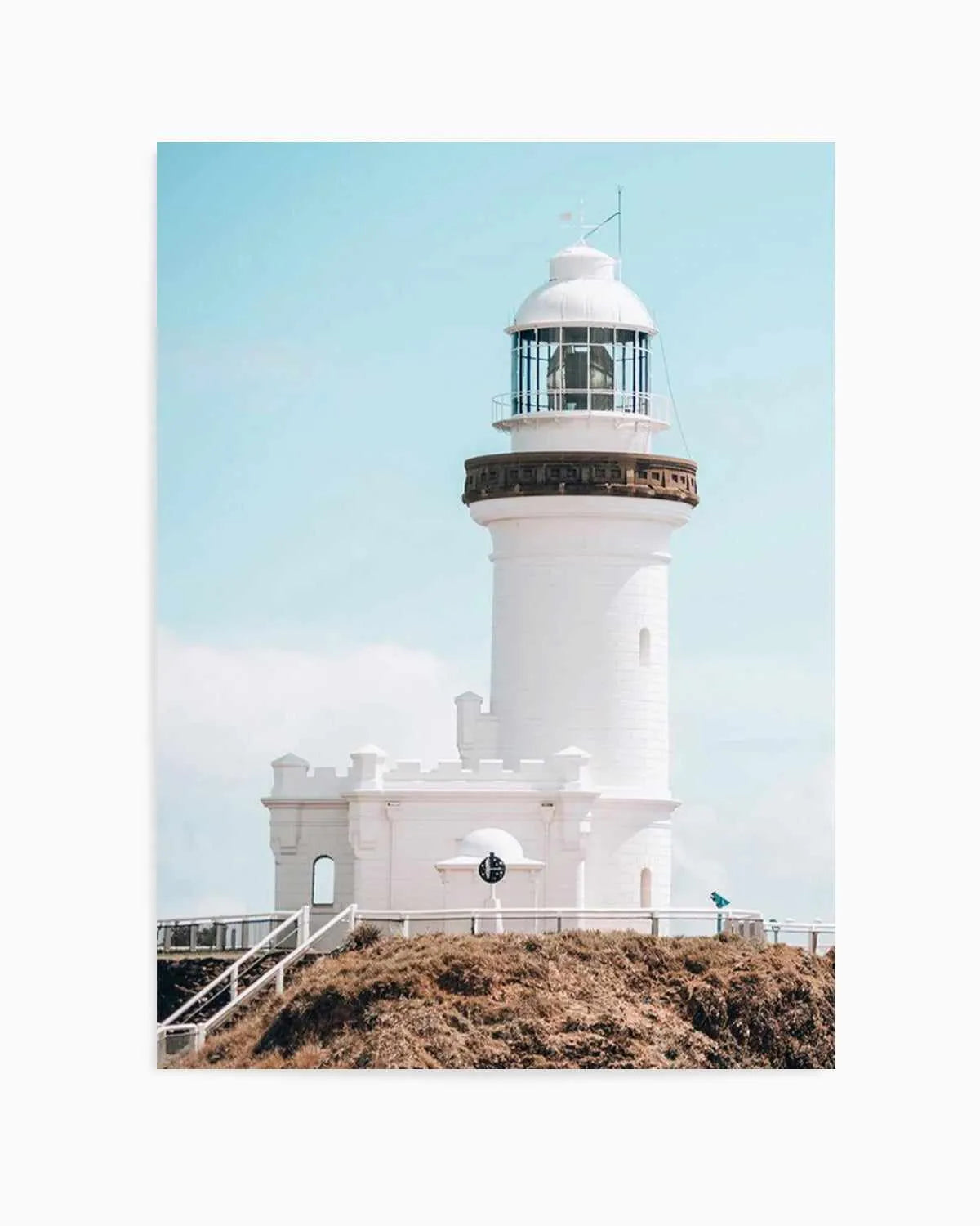 Byron Bay Lighthouse Art Print | PT from Olive et Oriel where you can shop wallpaper and artworks online