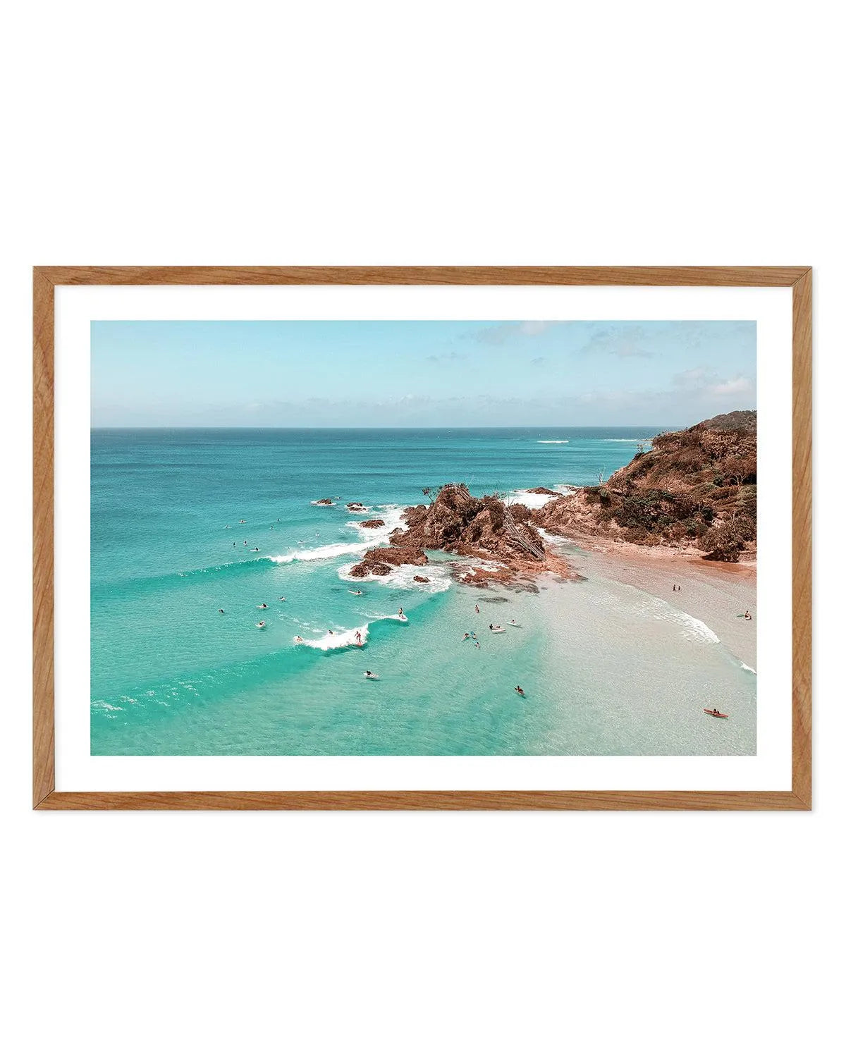 Byron Bliss Art Print-PRINT-Olive et Oriel-Olive et Oriel-50x70 cm | 19.6" x 27.5"-Walnut-With White Border-Buy-Australian-Art-Prints-Online-with-Olive-et-Oriel-Your-Artwork-Specialists-Austrailia-Decorate-With-Coastal-Photo-Wall-Art-Prints-From-Our-Beach-House-Artwork-Collection-Fine-Poster-and-Framed-Artwork