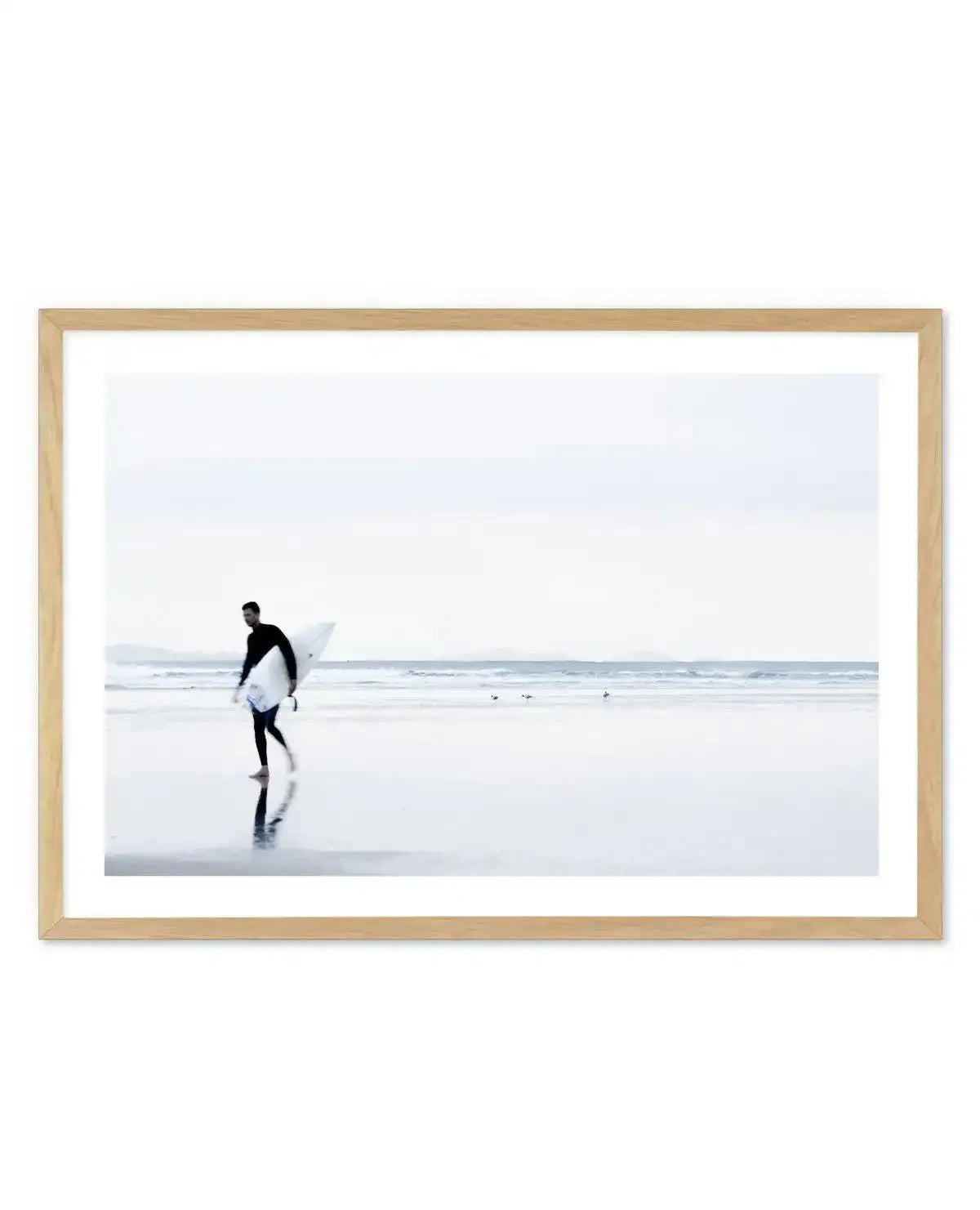 Byron Blur Art Print-PRINT-Olive et Oriel-Olive et Oriel-A5 | 5.8" x 8.3" | 14.8 x 21cm-Oak-With White Border-Buy-Australian-Art-Prints-Online-with-Olive-et-Oriel-Your-Artwork-Specialists-Austrailia-Decorate-With-Coastal-Photo-Wall-Art-Prints-From-Our-Beach-House-Artwork-Collection-Fine-Poster-and-Framed-Artwork