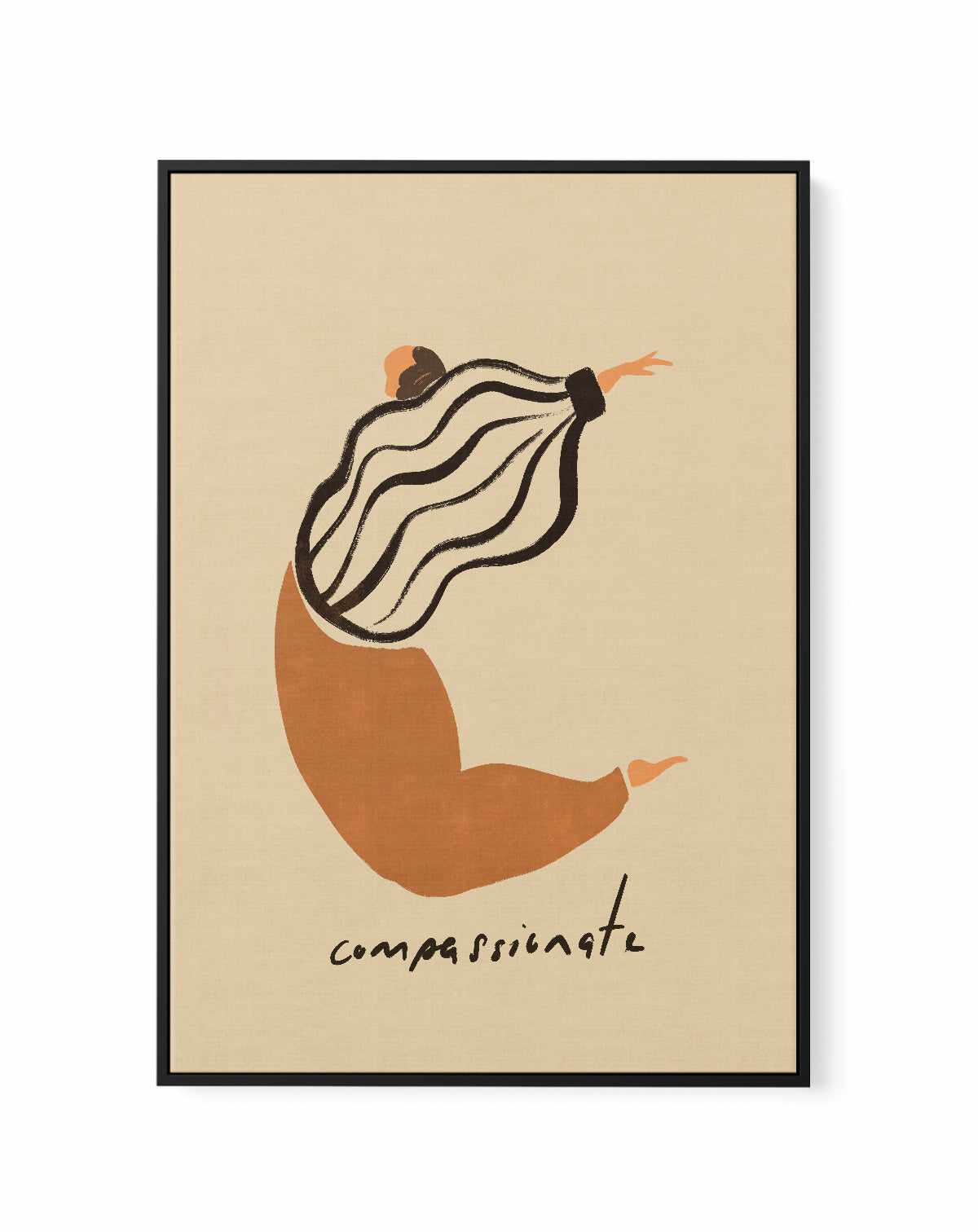 C by Arty Guava | Framed Canvas Art Print from Olive et Oriel where you can shop wallpaper and artworks online