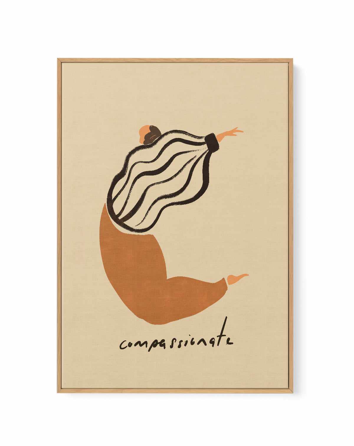 C by Arty Guava | Framed Canvas Art Print from Olive et Oriel where you can shop wallpaper and artworks online