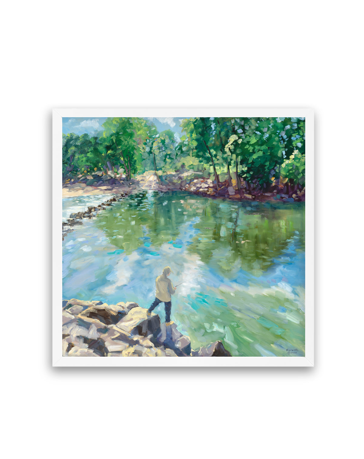 Cahills Crossing Kakadu to Arnhem Land by Meredith Howse | Art Print