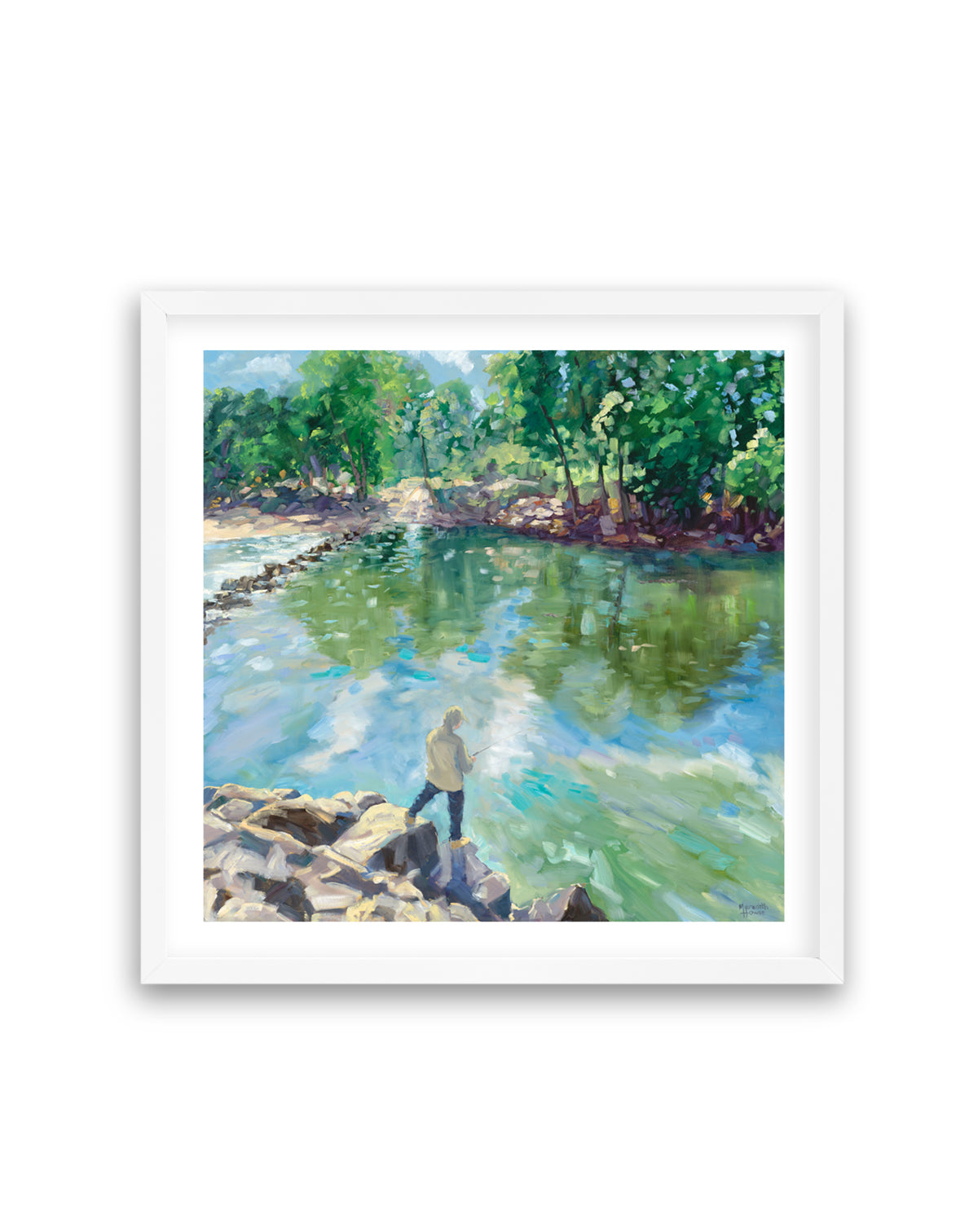Cahills Crossing Kakadu to Arnhem Land by Meredith Howse | Art Print