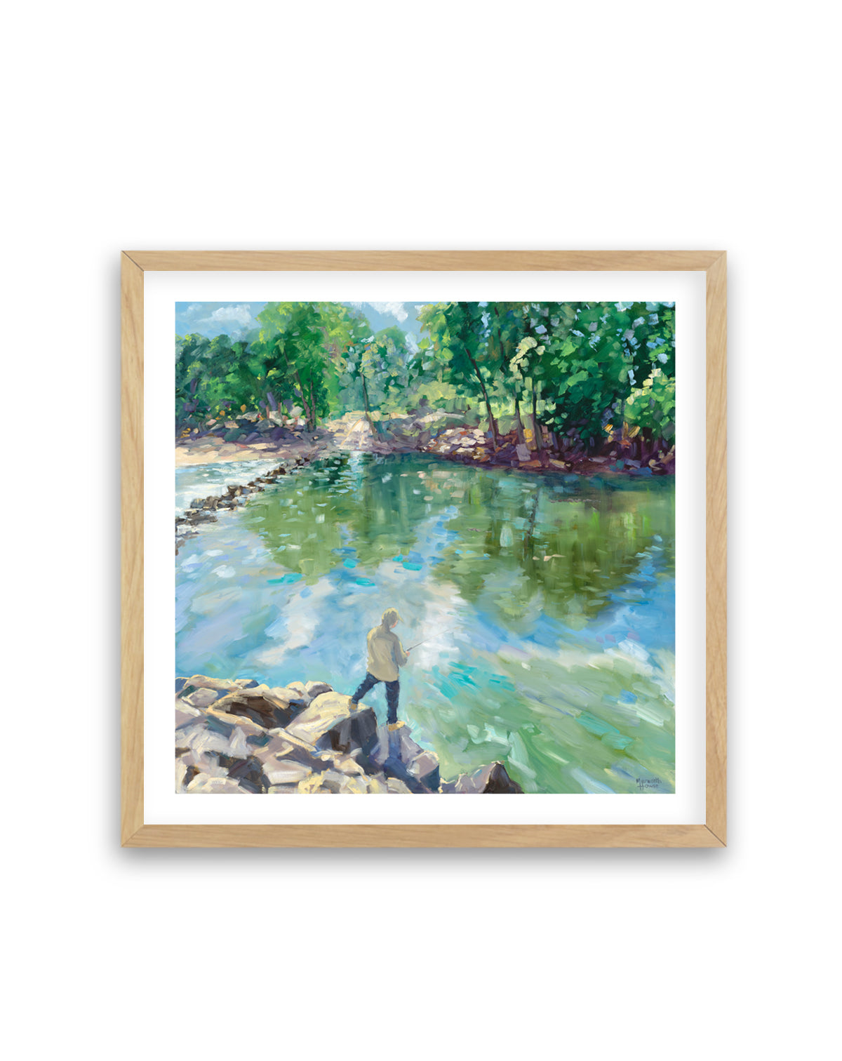 Cahills Crossing Kakadu to Arnhem Land by Meredith Howse | Art Print