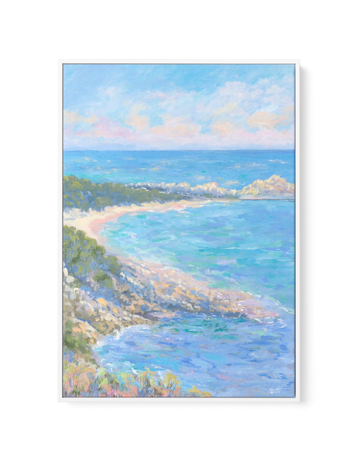 Canal Rocks at Yallingup by Meredith Howse | Framed Canvas Art Print