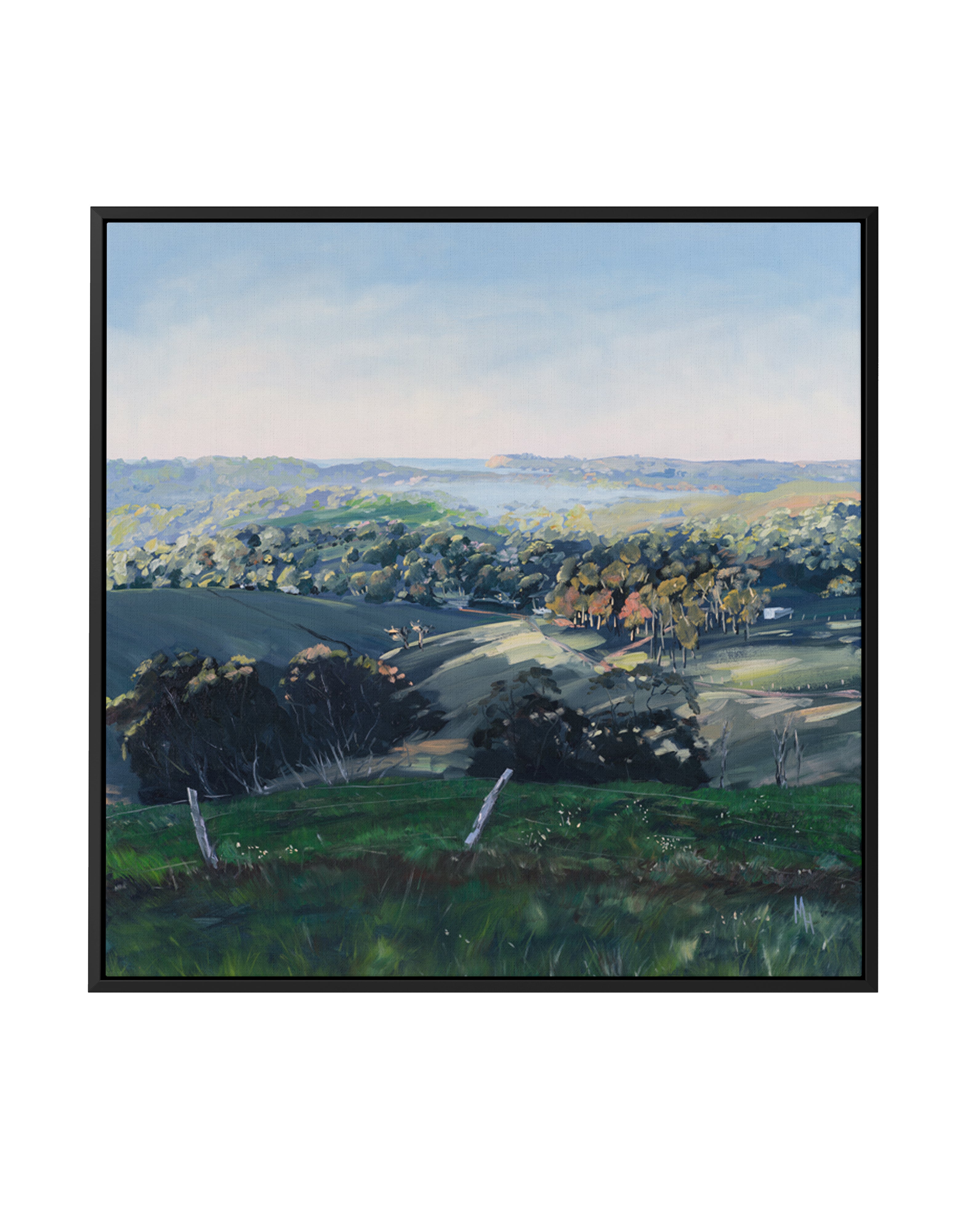 Coopers Shoot to Lennox by Meredith Howse | Framed Canvas Art Print